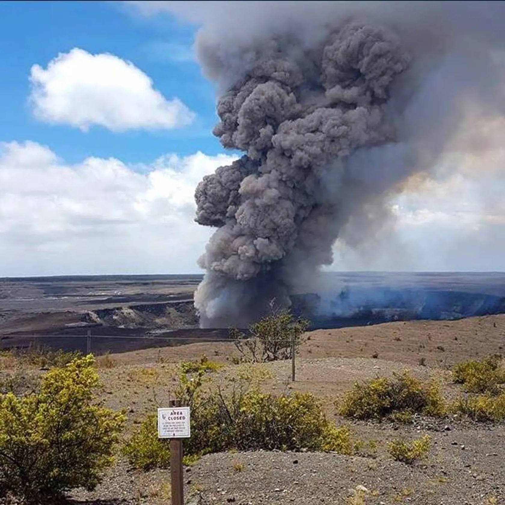 Havajská sopka Kilauea