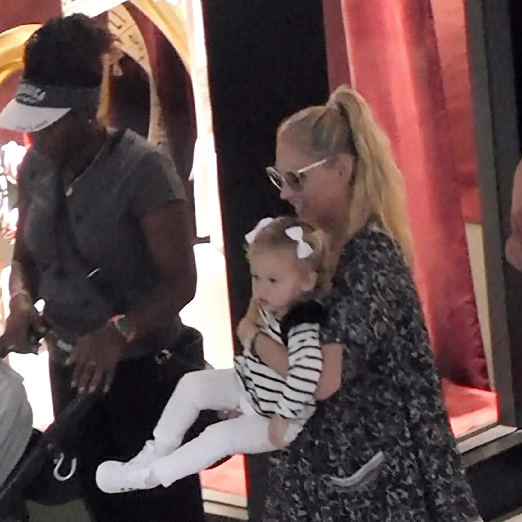 PREMIUM EXCLUSIVE Anna Kournikova Goes Shopping with the Twins in Miami