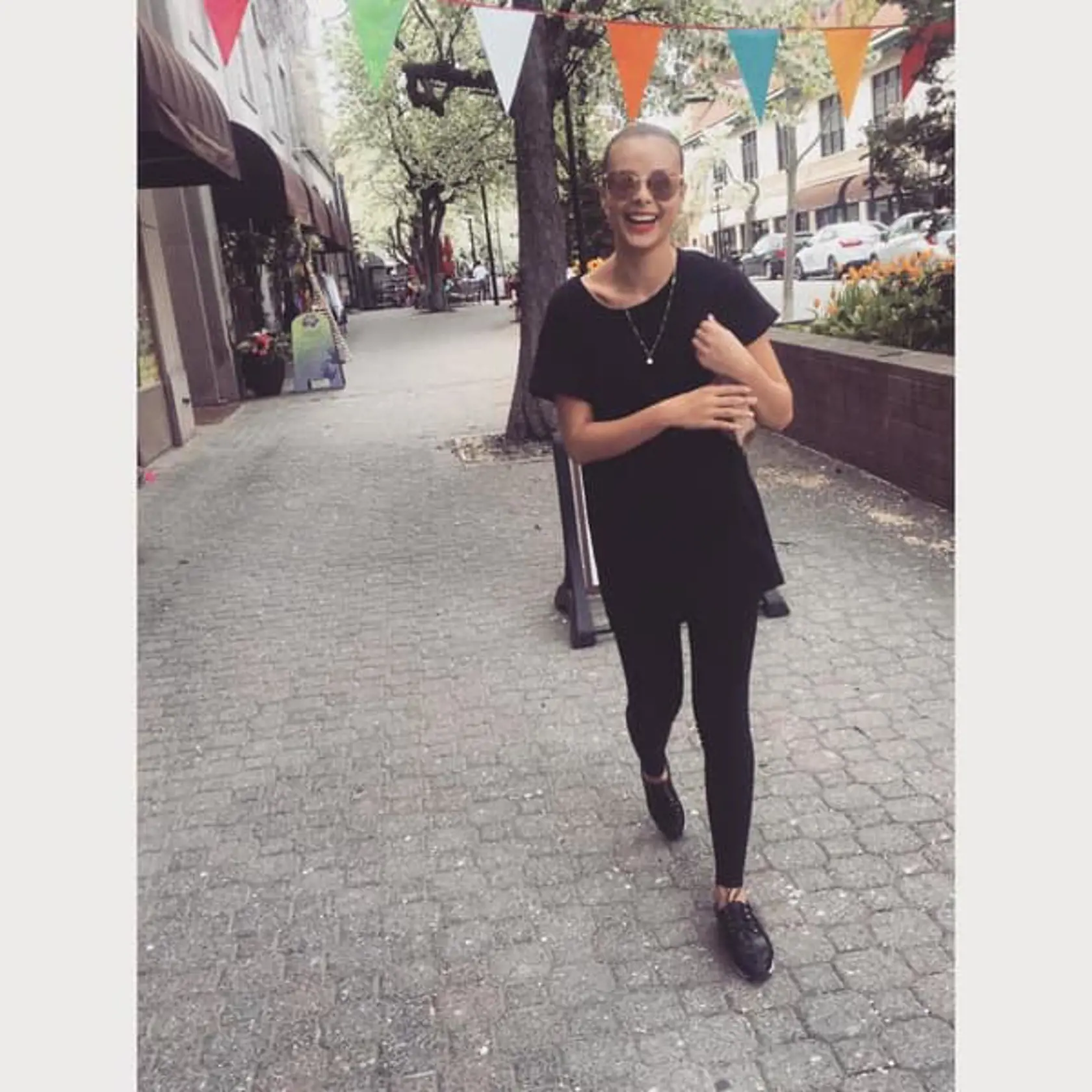 Monika Bagárová ešte v lete v uliciach New Jersey. Teraz ich vymenila za väčšiu exotiku.