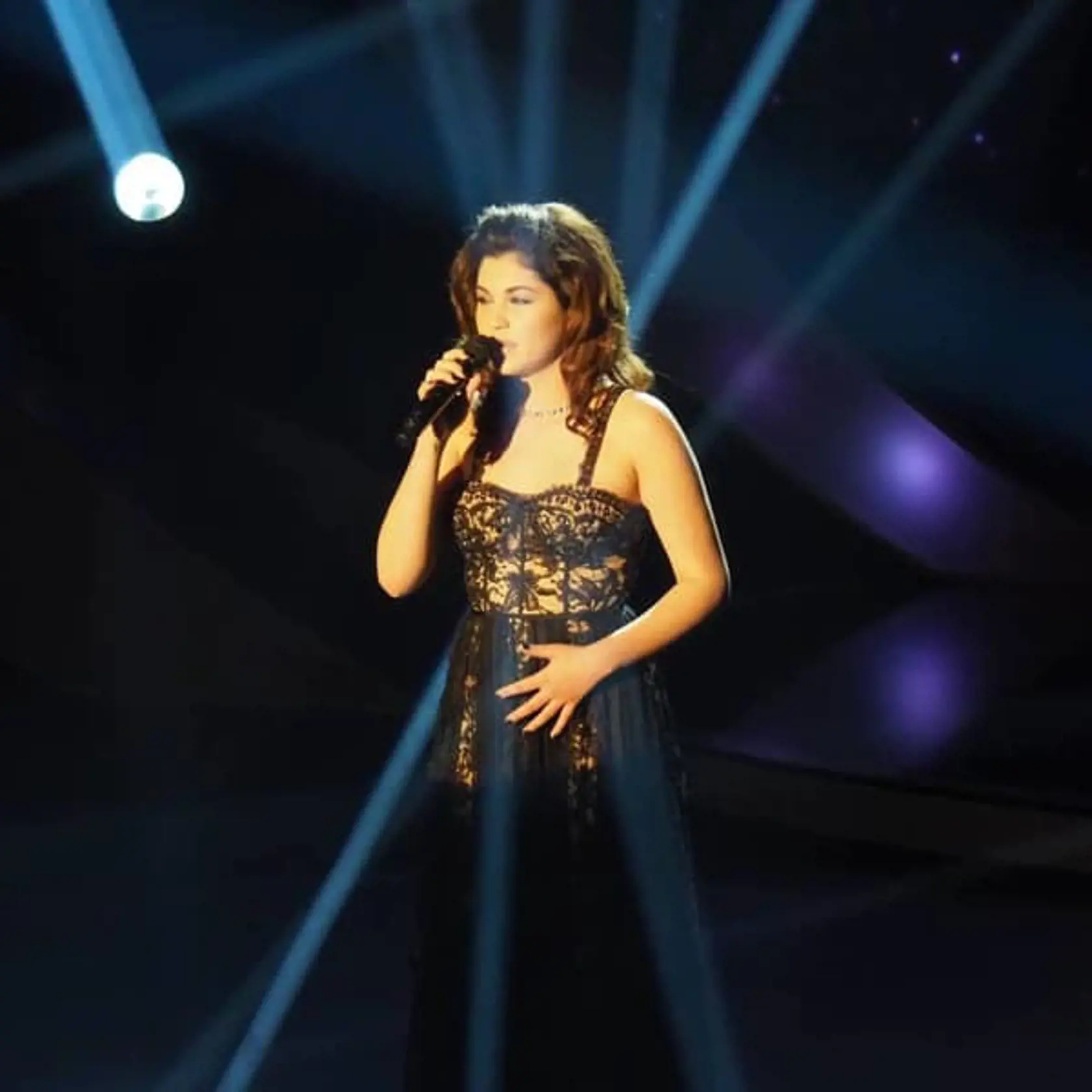Celeste počas svojho vystúpenia.