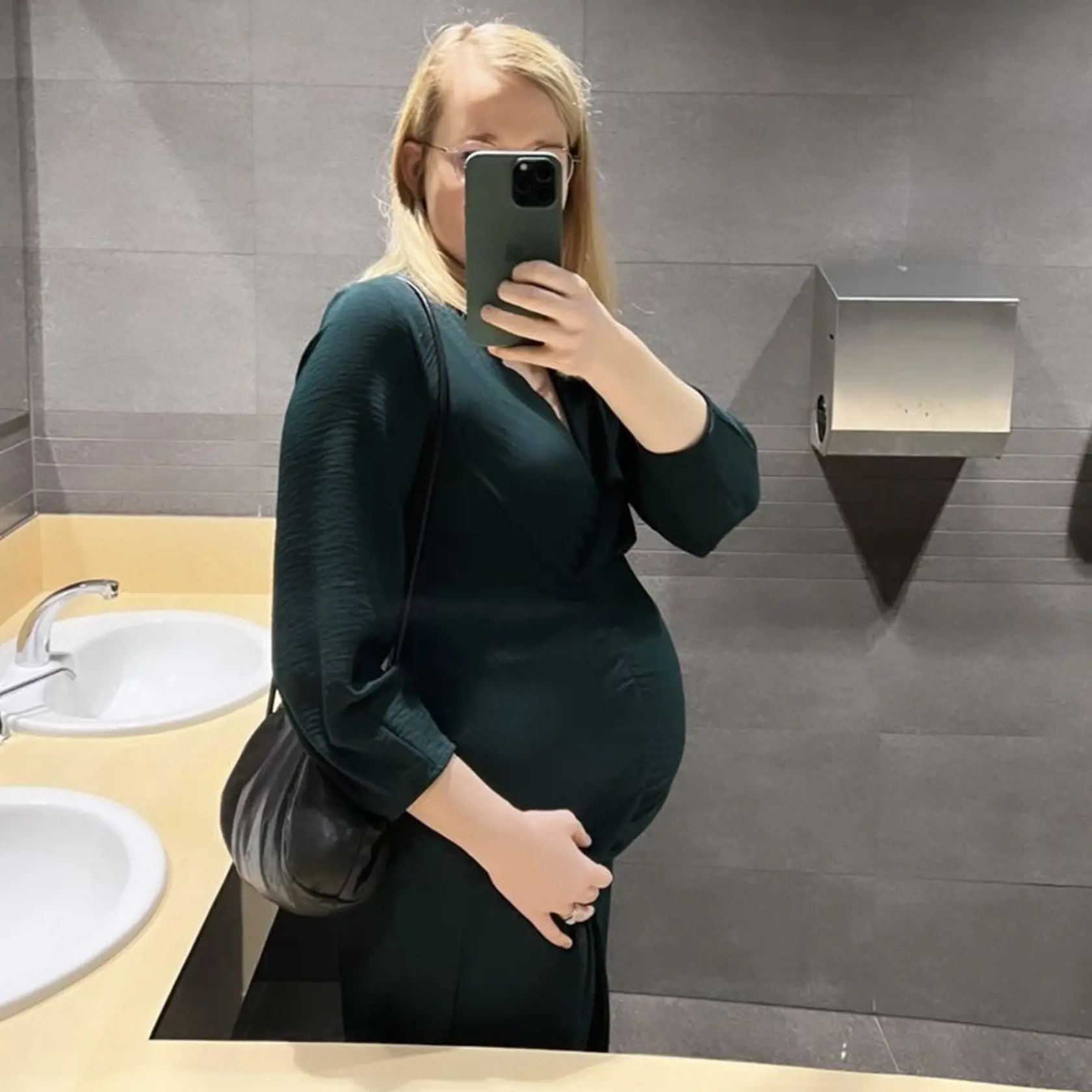 Vladimíra Marcinková a jej tehotenské bruško.
