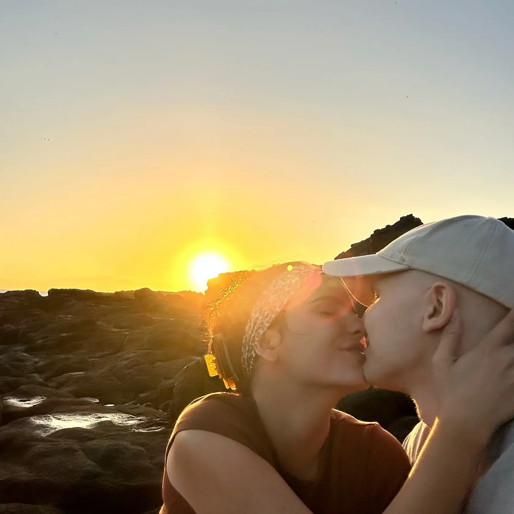 Adam Choma počas romantických chvíľ s priateľkou Rachel.
