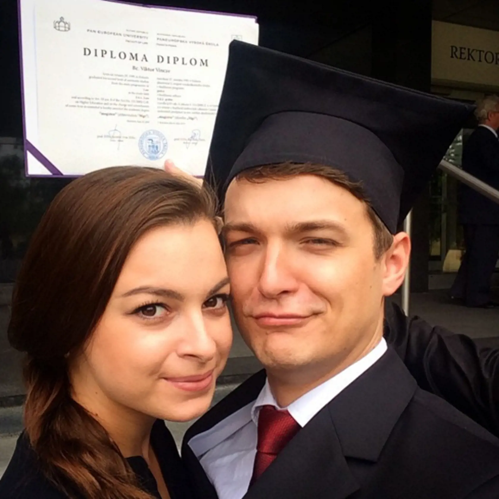 Eva a Viktor v čase, keď tvorili šťastný pár.