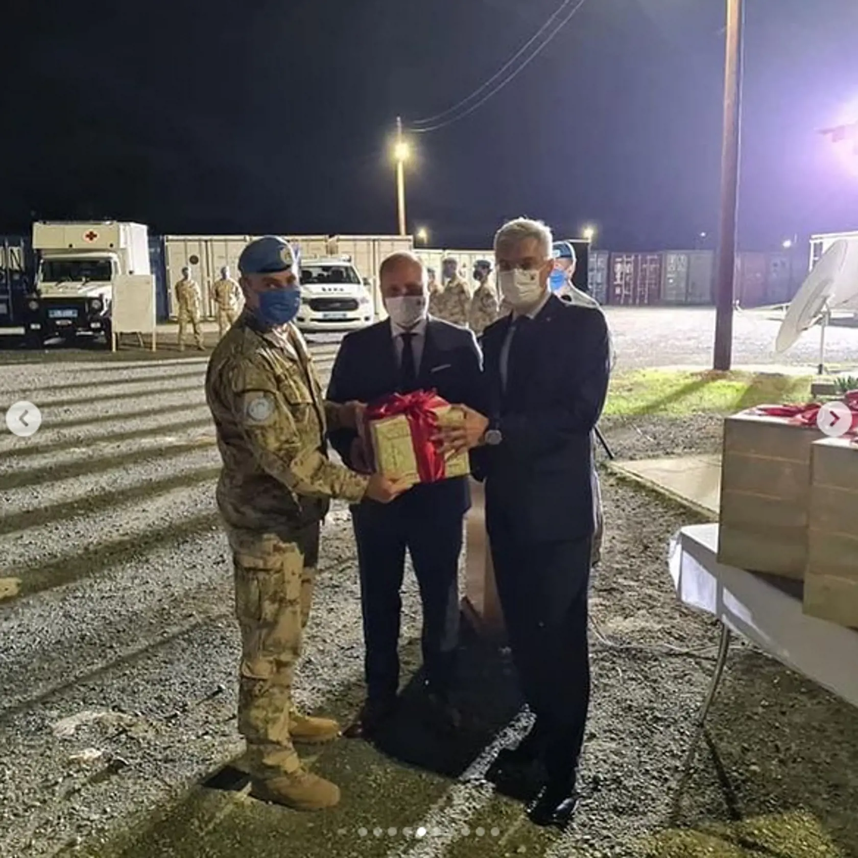 Ivan Korčok si spolu s ministrom obrany Slovenskej republiky Jaroslavom Naďom prezreli tábor Tatry a vypočuli si aktuálne informácie o dôležitej misii. ⠀