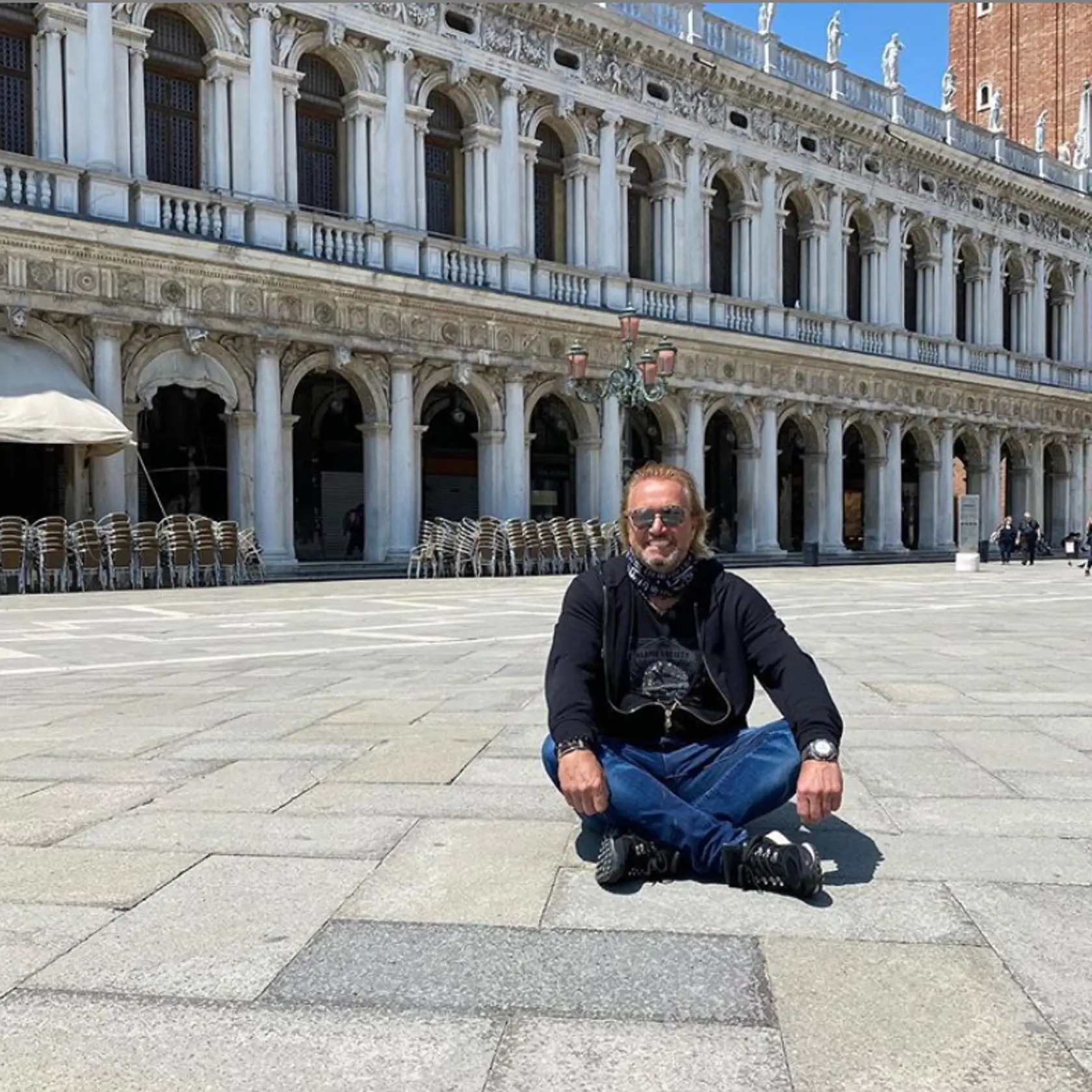 Robert si užíval hlavne pokoj bez turistov.