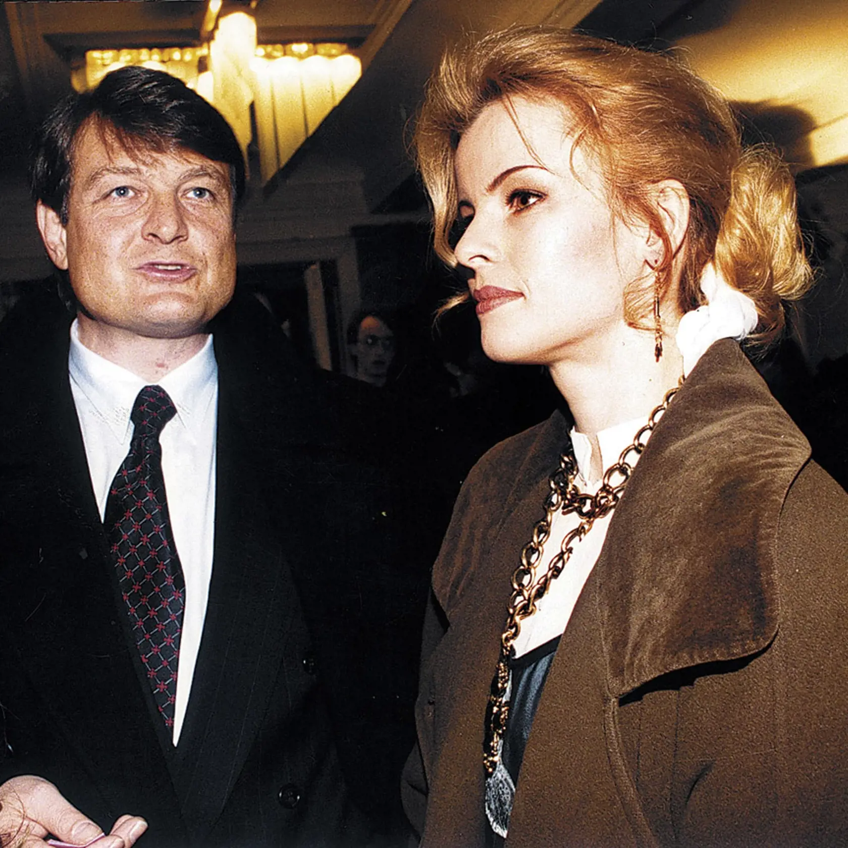 Ladislav Štaidl na archívnej snímke s expartnerkou Ivetou Bartošovou.