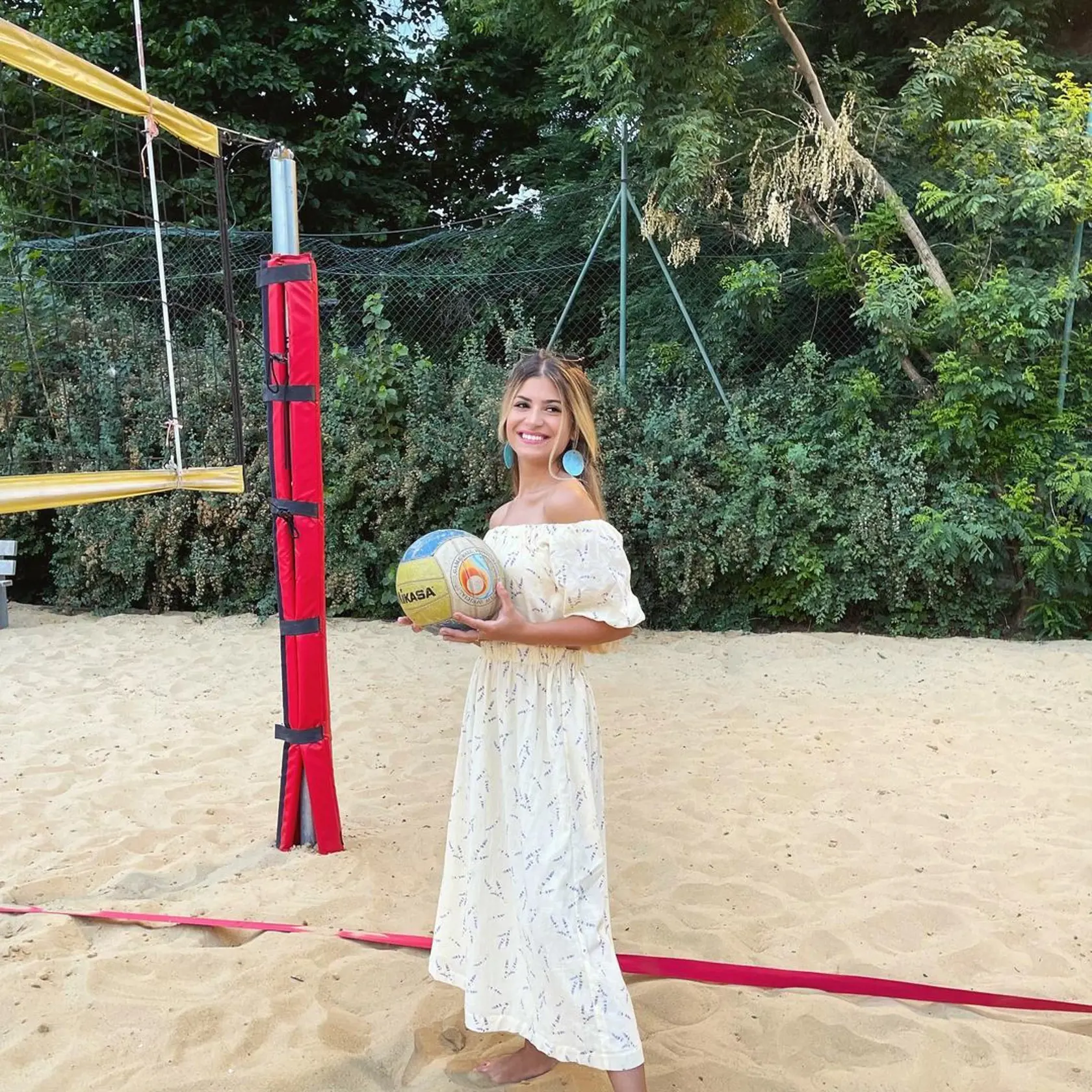 Vanessa Šarköziová na športy veľmi nie je, ale podľa vlastných slov sa rada hrá.