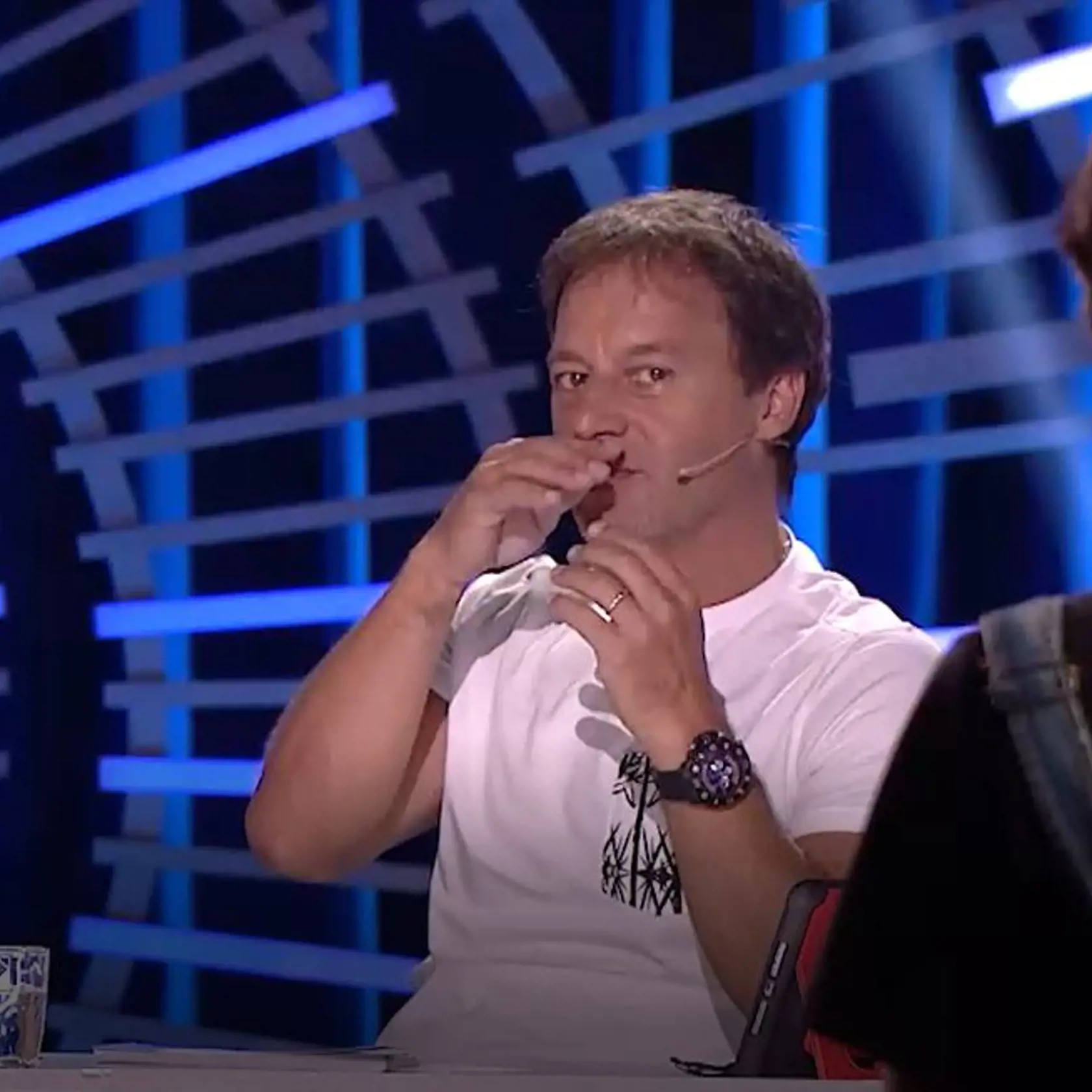 Paľo Habera mal slzy v očiach a od dojatia sa mu až pustil sopeľ.