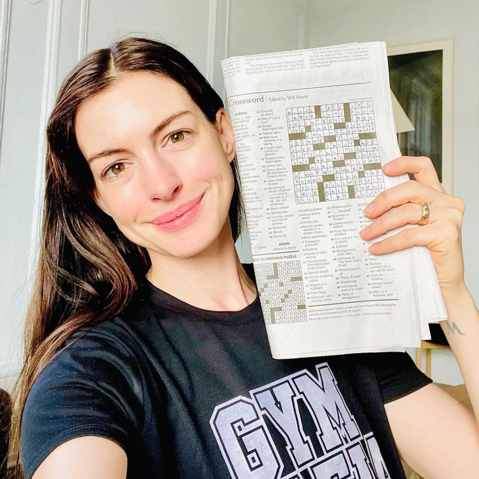 Anne Hathaway vo svojom prirodzenom prostredí.