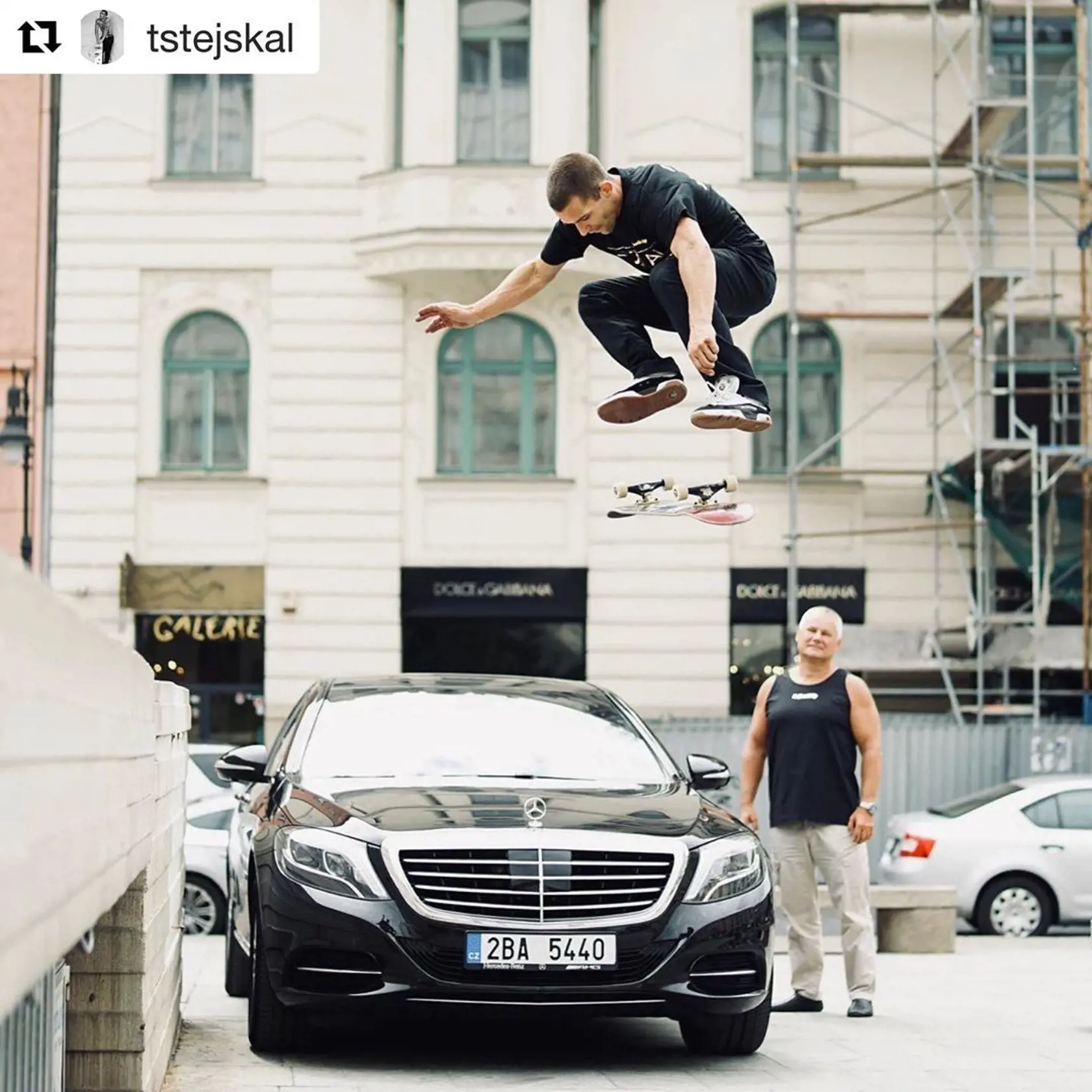 Jiří Kajínek a jeho Mercedes S.