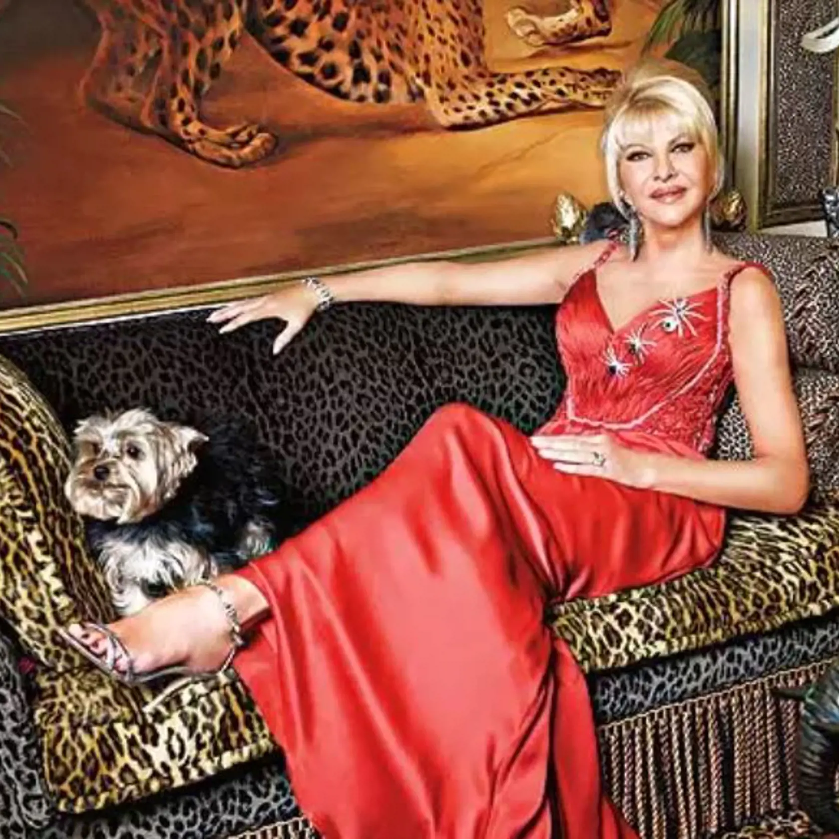 Ivana Trump milovala leopardí vzor. Ten sa objavil aj v jednej z jej izieb.