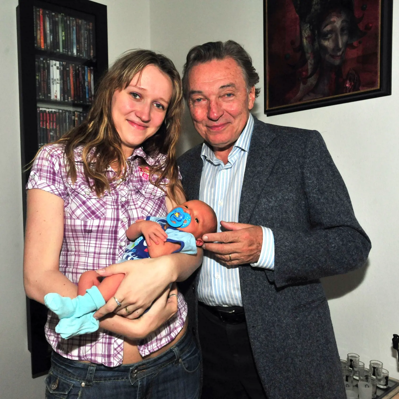 Gott Karel, dcéra Lucie, vnuk