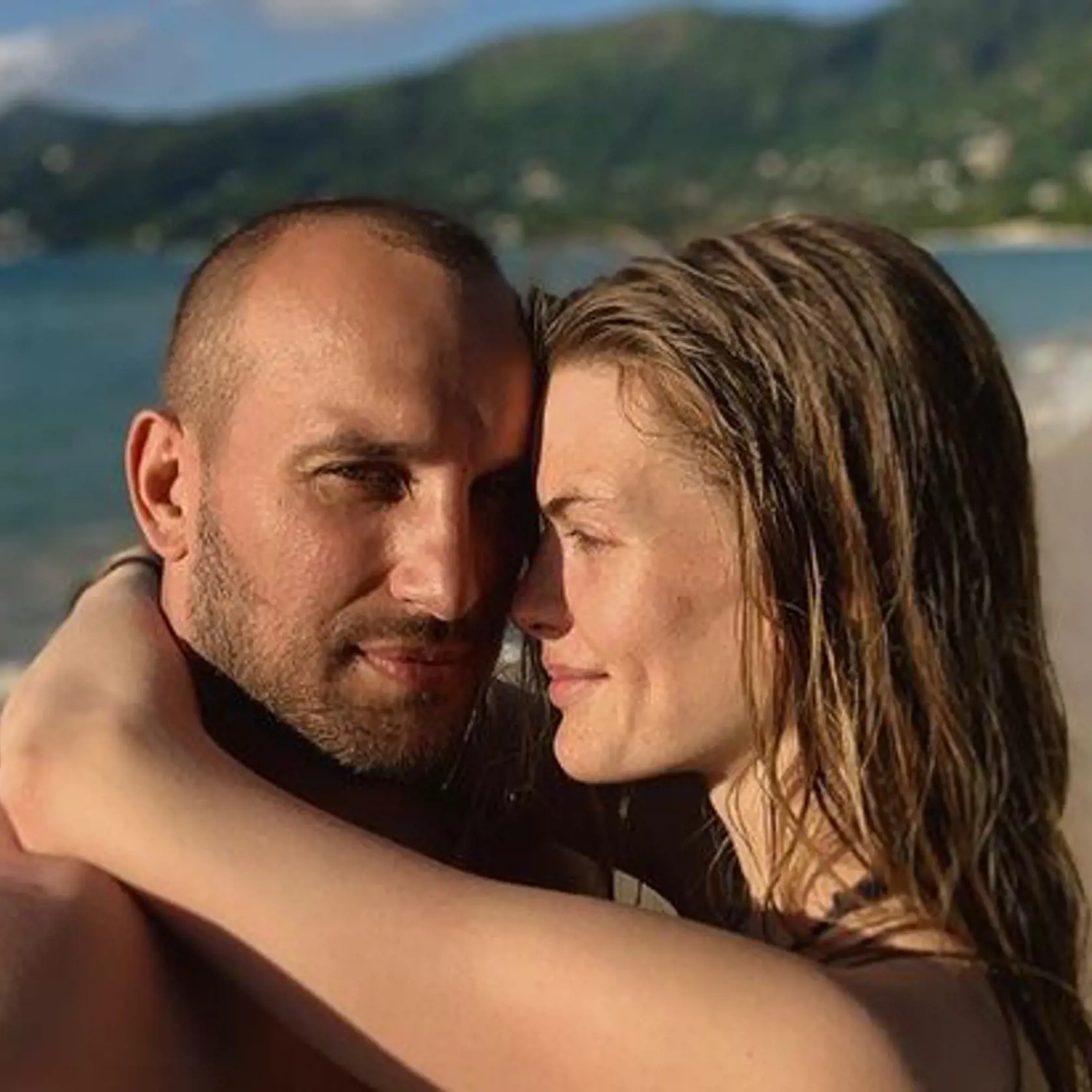 Michaela Hlaváčková a Rasťo Brezovský na dovolenke na Seychelloch.