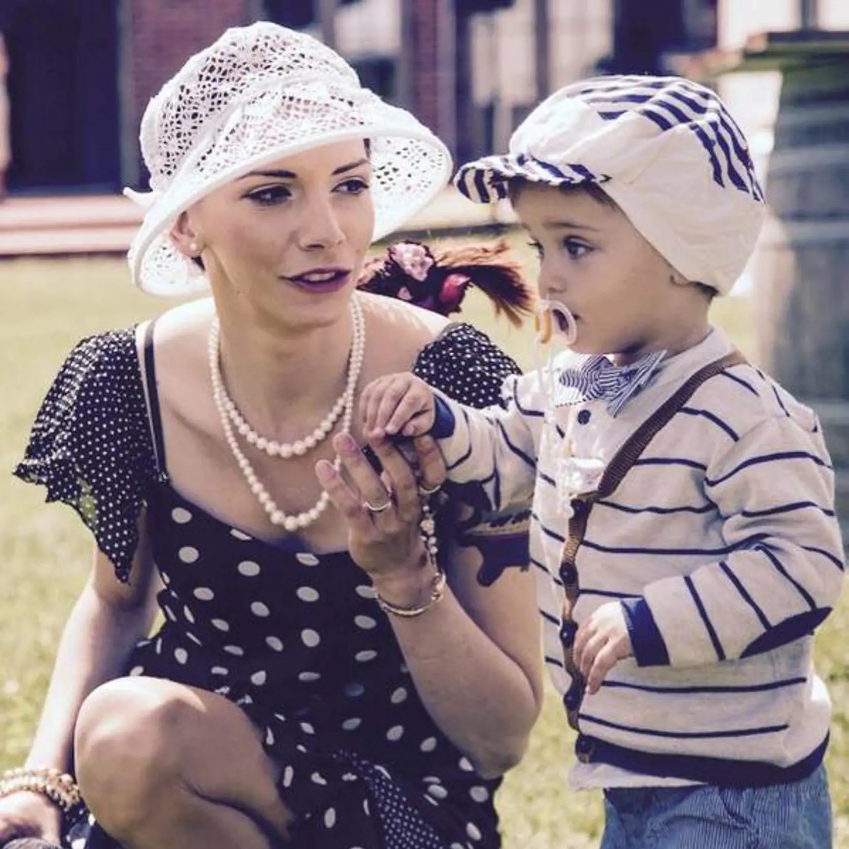 Dorota Nvotová so synom Filipom.