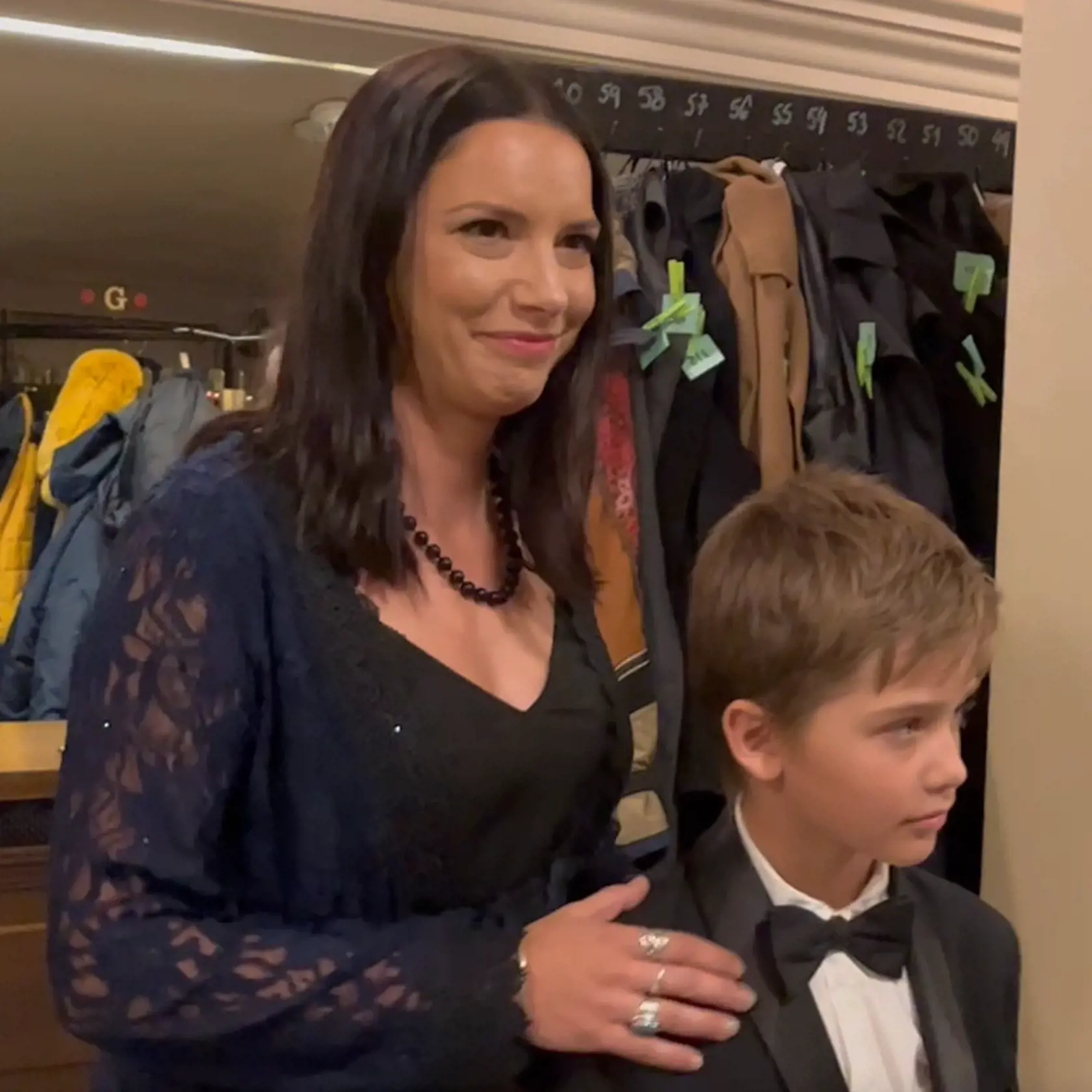 Terezu Nvotovu do Prahy prišla podporiť aj sestra Dorota so synom Filipom