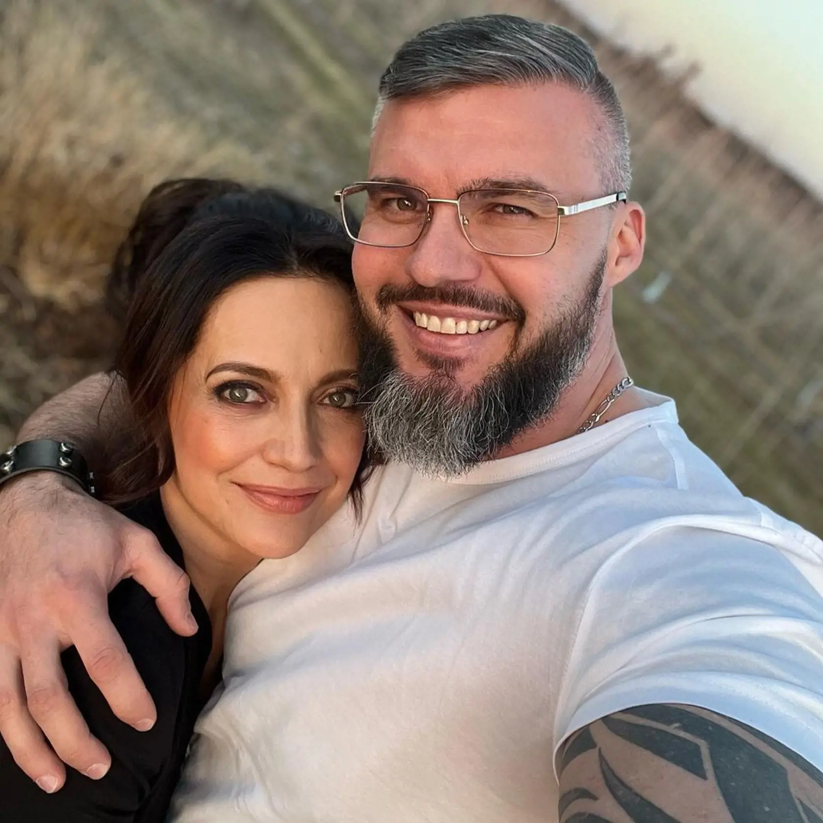 Speváčka Lucie Bílá s partnerom Radkom Filipim