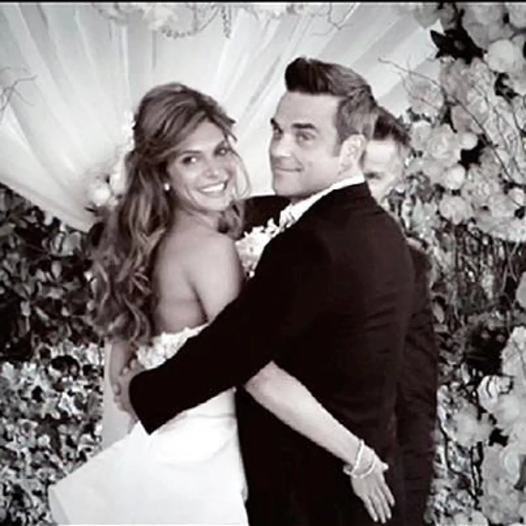 Robbie Williams s manželkou Aydu Field