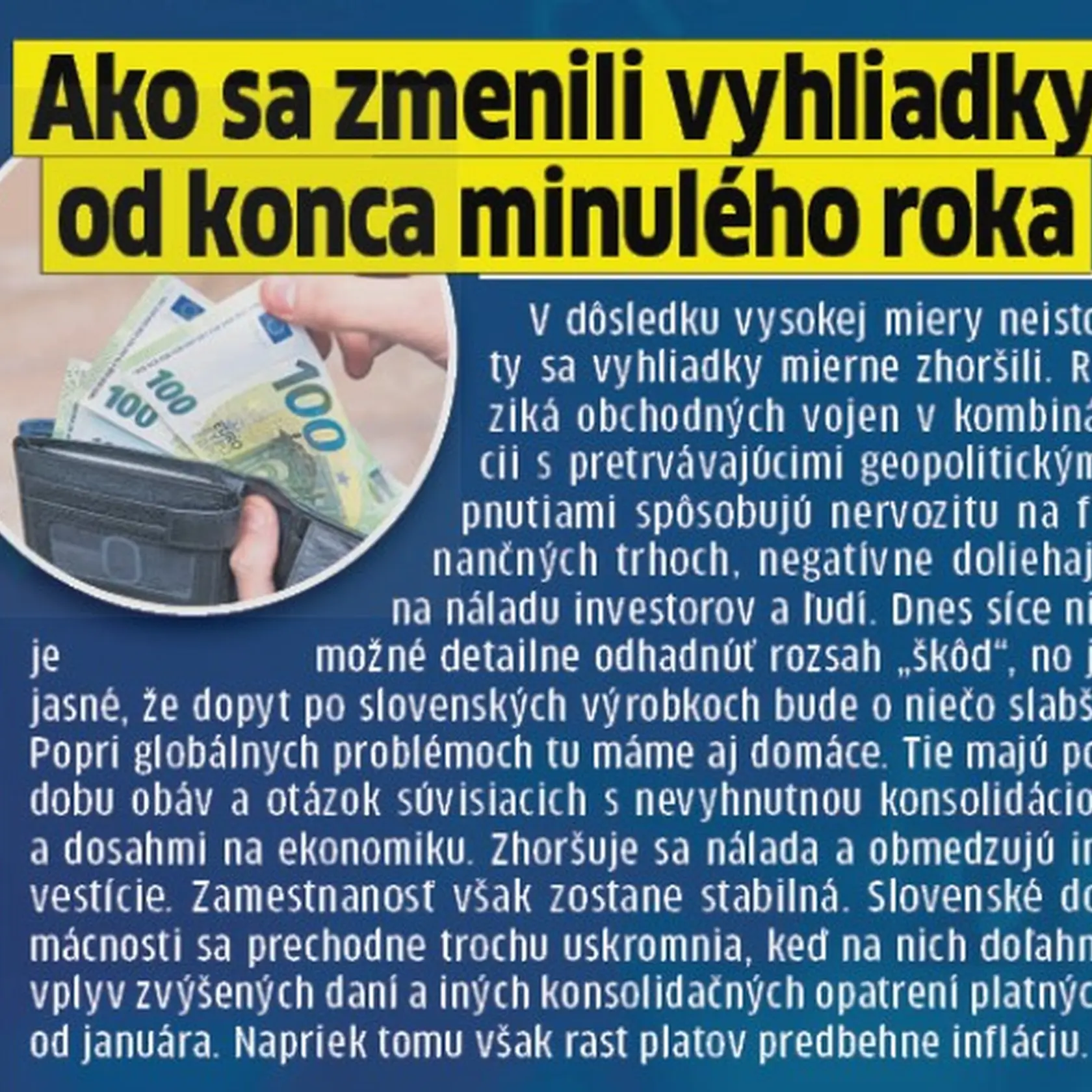 Čo sa zmenilo od konca roka?
