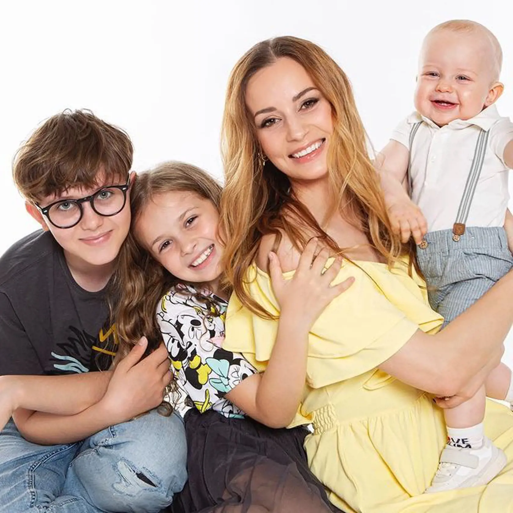 Mária Čírová a jej tri deti - Hugo, Zoe a Ruben.