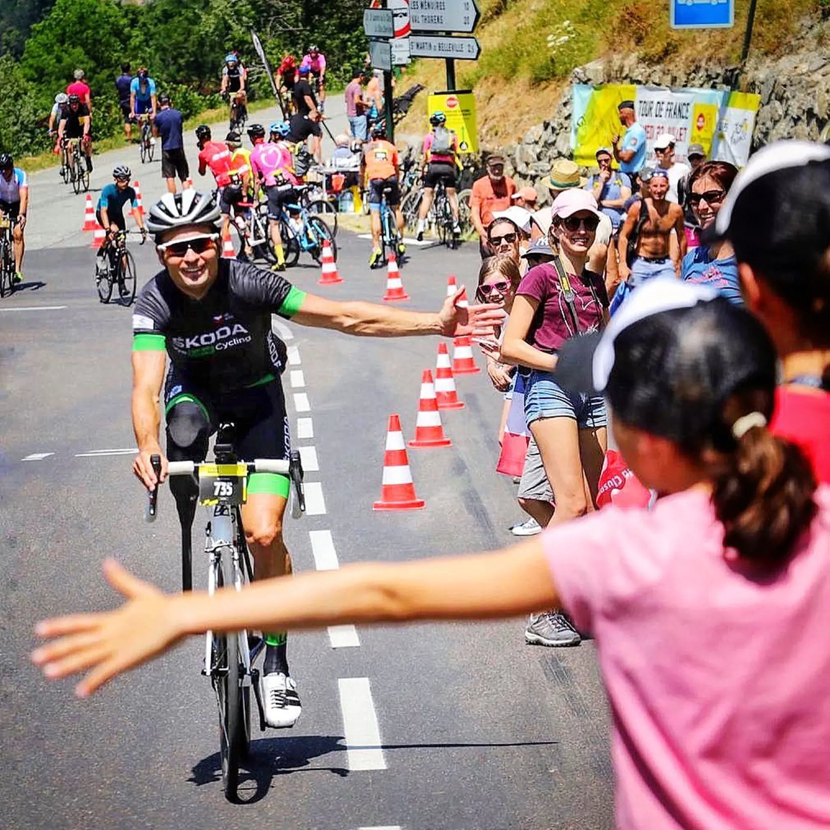 Jiří Ježek na L'Étape du Tour, čo je rovnaká trasa ako Tour de France. 