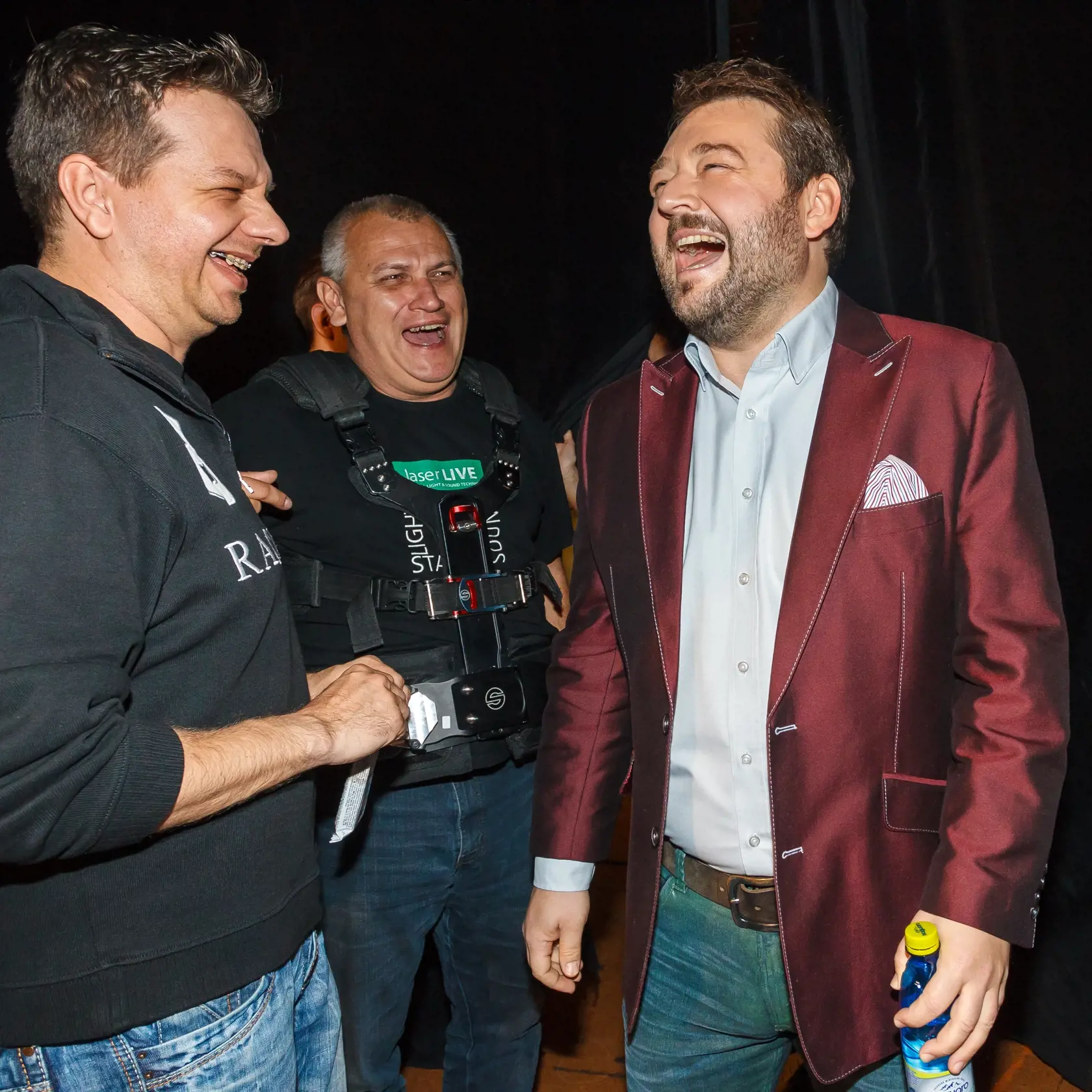 Natacanie Silvestrovskeho specialu programu Milujem Slovensko v studiach RTVS v Bratislave
