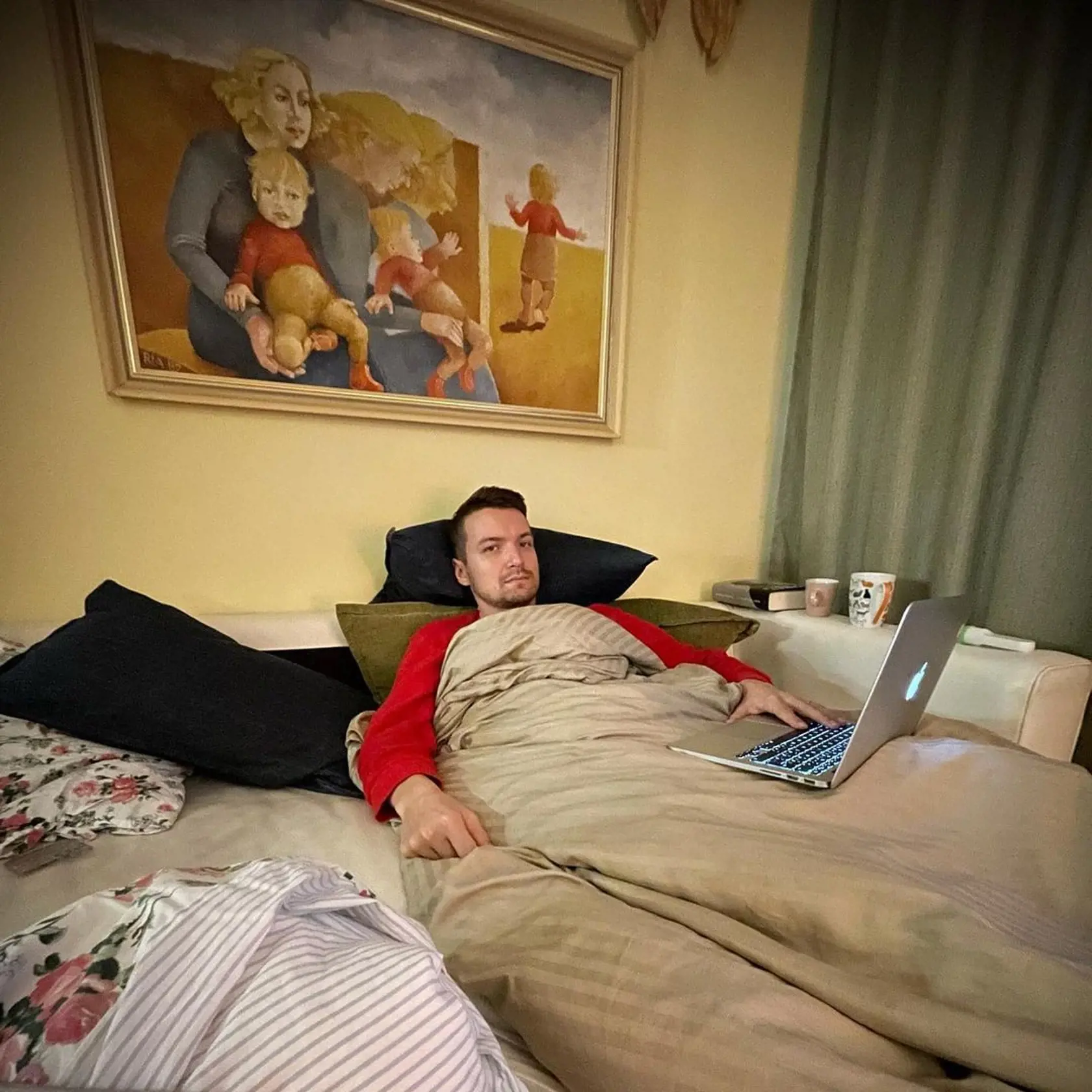 Spálňa manželov Vinczeovcov.