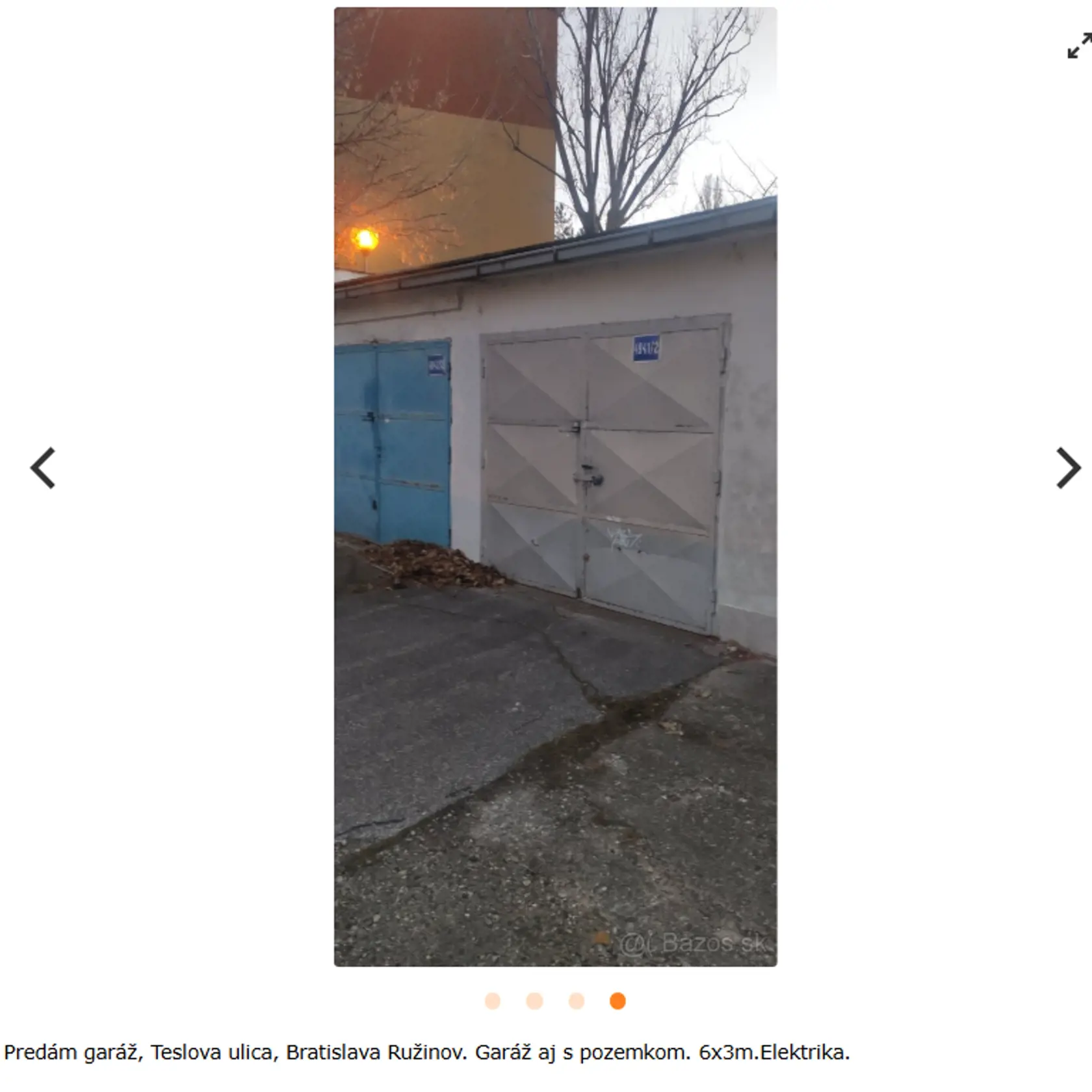 Ďalšia garáž na predaj v Ružinove, za 43 000 eur. 