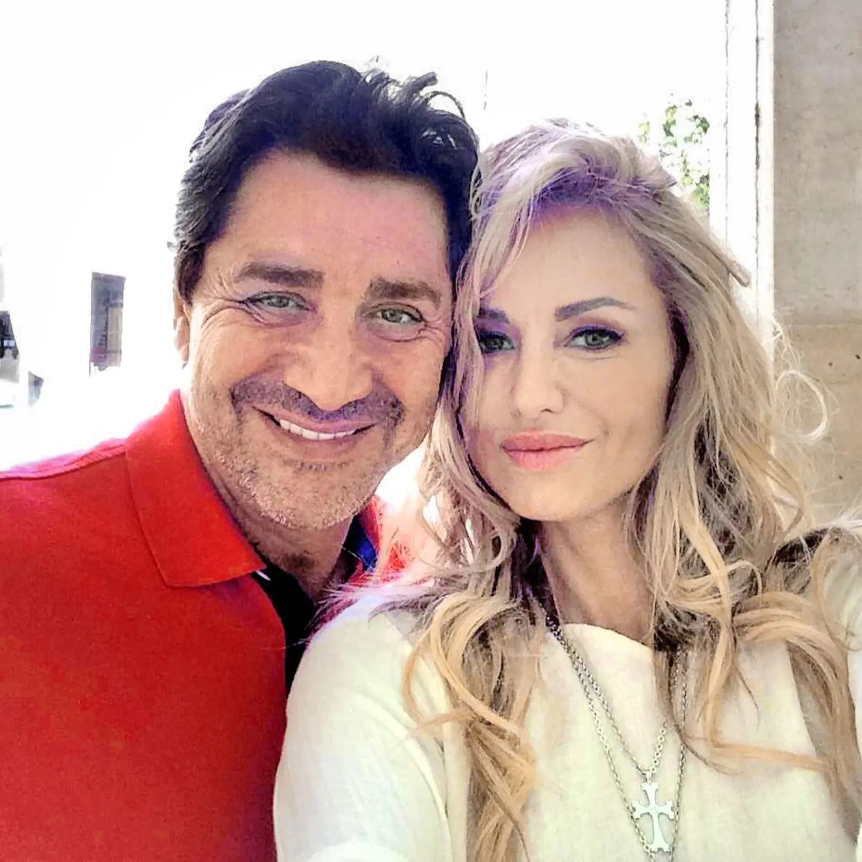 André a Adriana na posvadobnej selfie. 