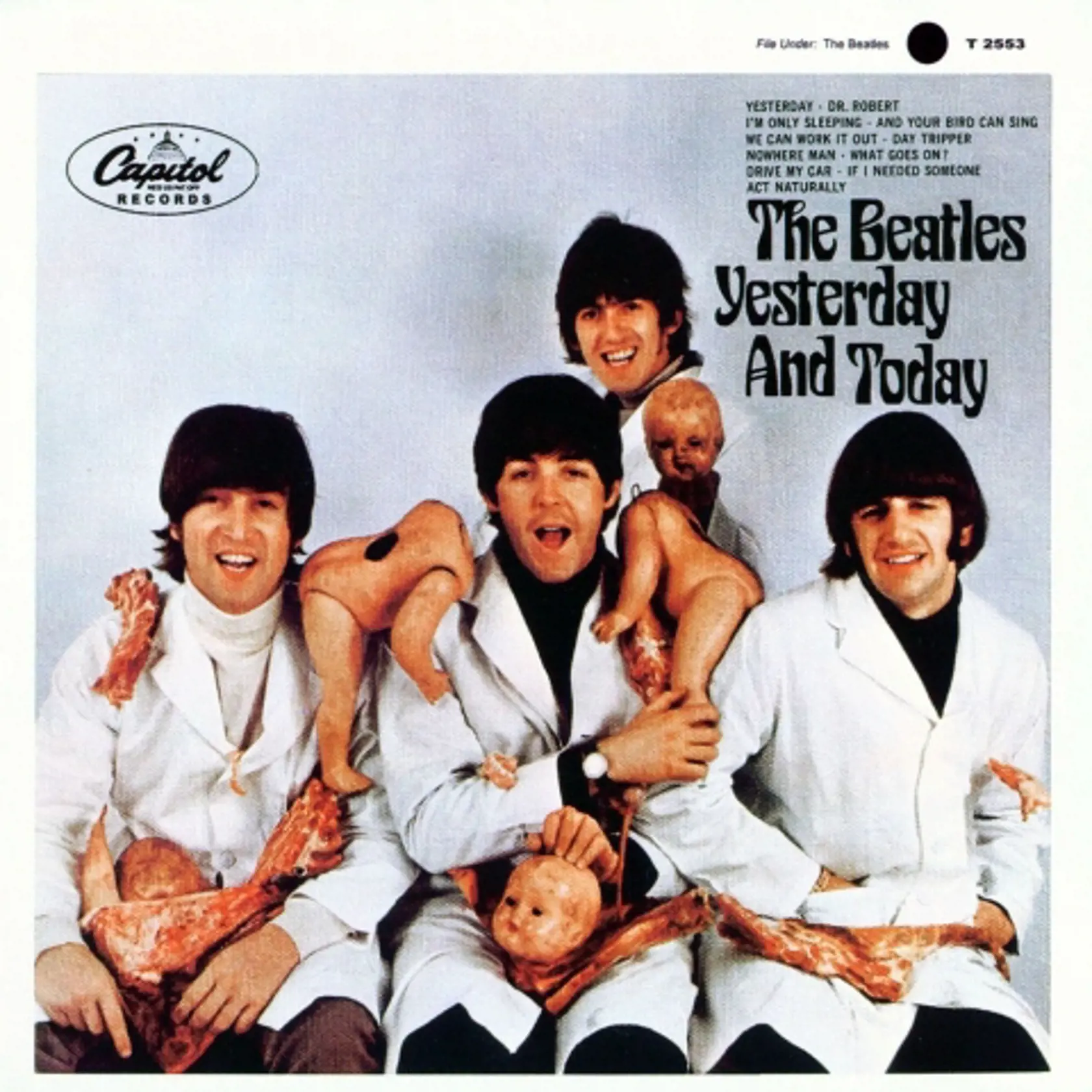 Kontroverzný obal albumu od Beatles