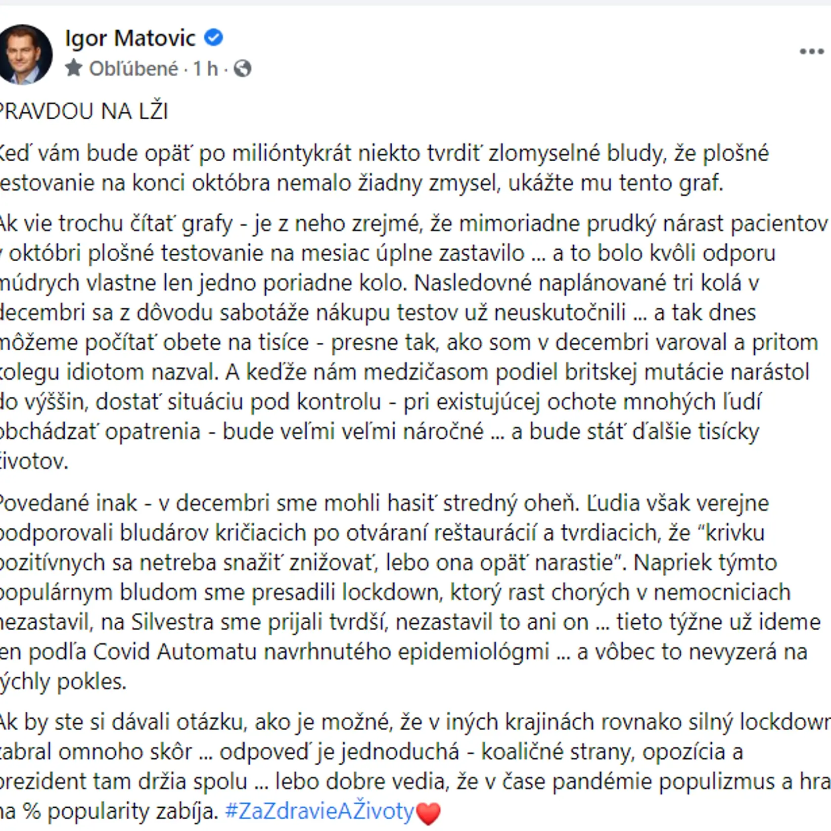 Celé znenie statusu
