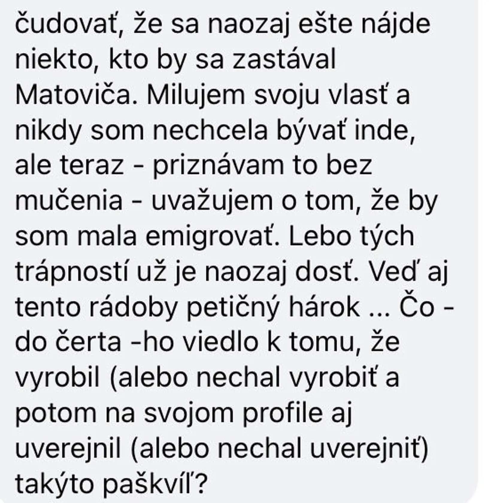 "Vyštengrovať" a zrejme aj pobaviť verejnosť chcel premiér Igor Matovič aj posledným príspevkom v ktorom si uťahoval z opozičného referenda. "Unikol prvý petičný hárok z Referenda za návrat mafie," napísal na sociálnej sieti.  Jeho snaha o humor sa mu však vrátila a to doslova ako bumerang!