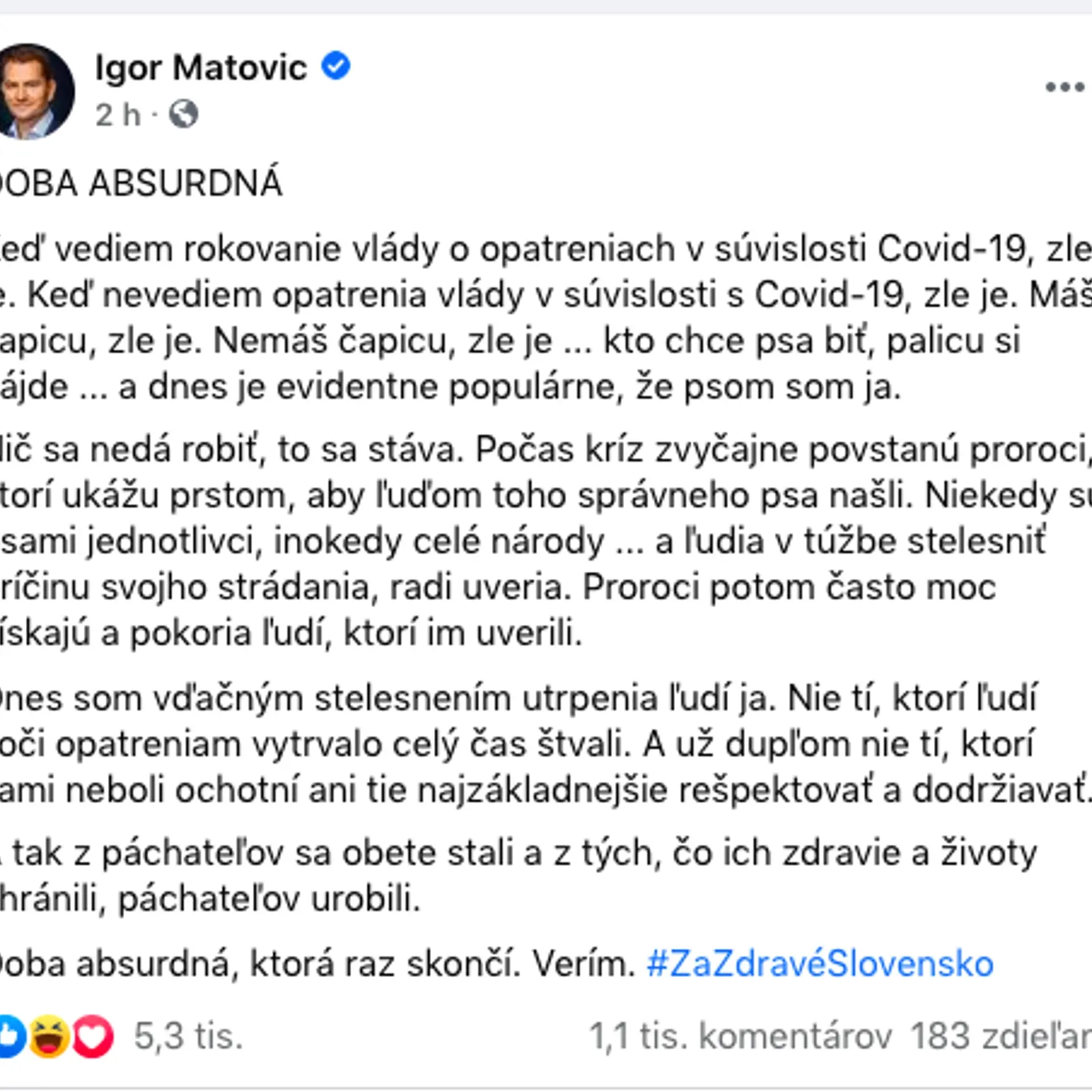 Status Igora Matoviča