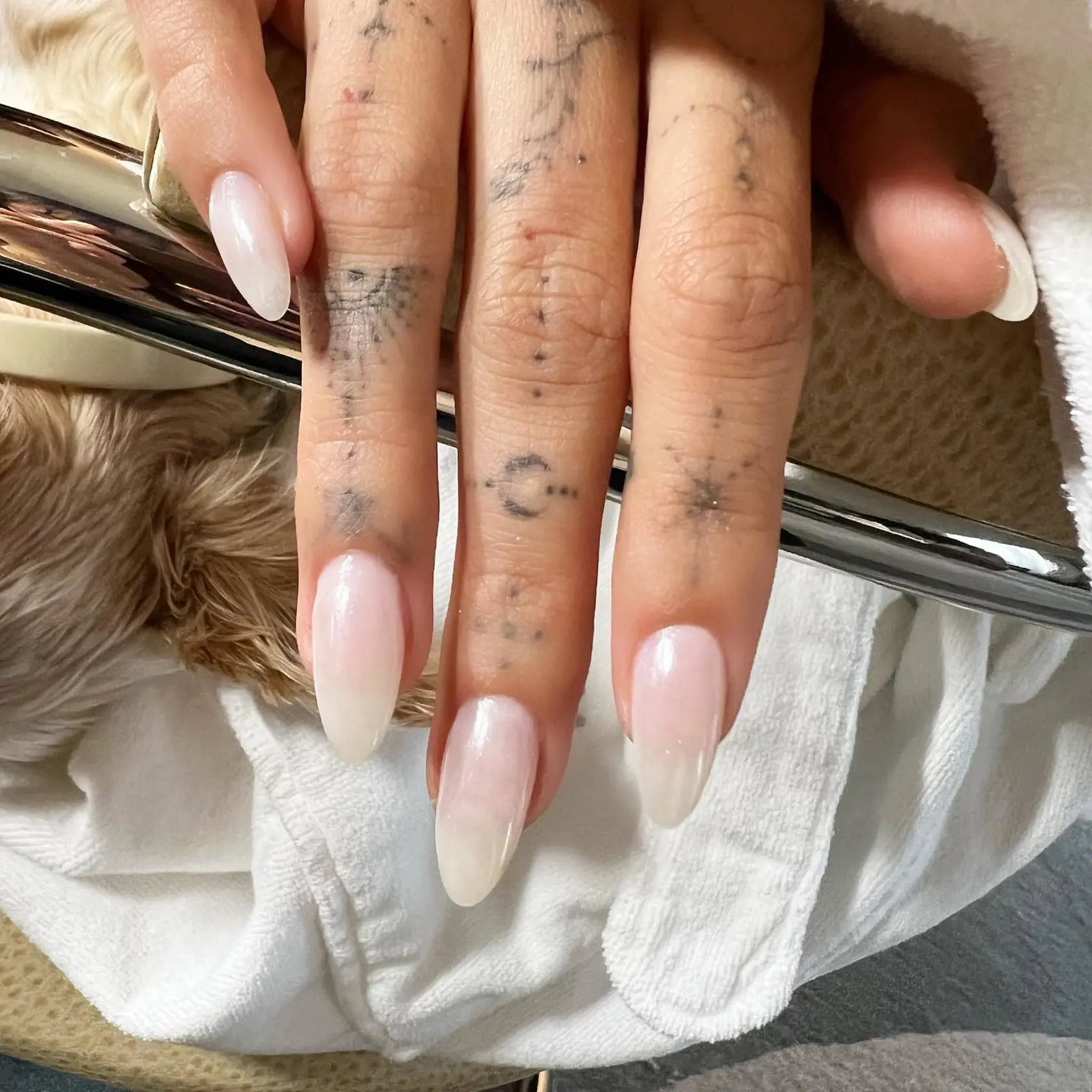 milk nails