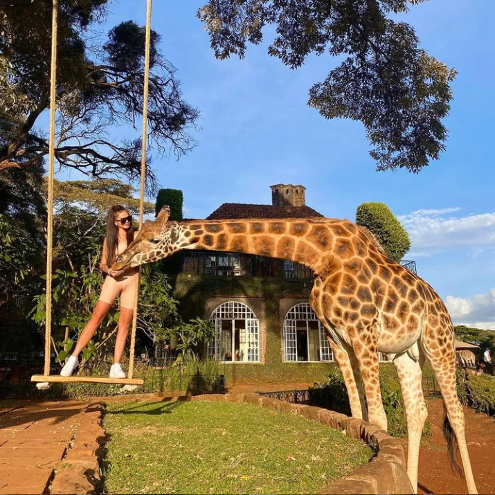 Plačková počas dovolenky v Afrike.