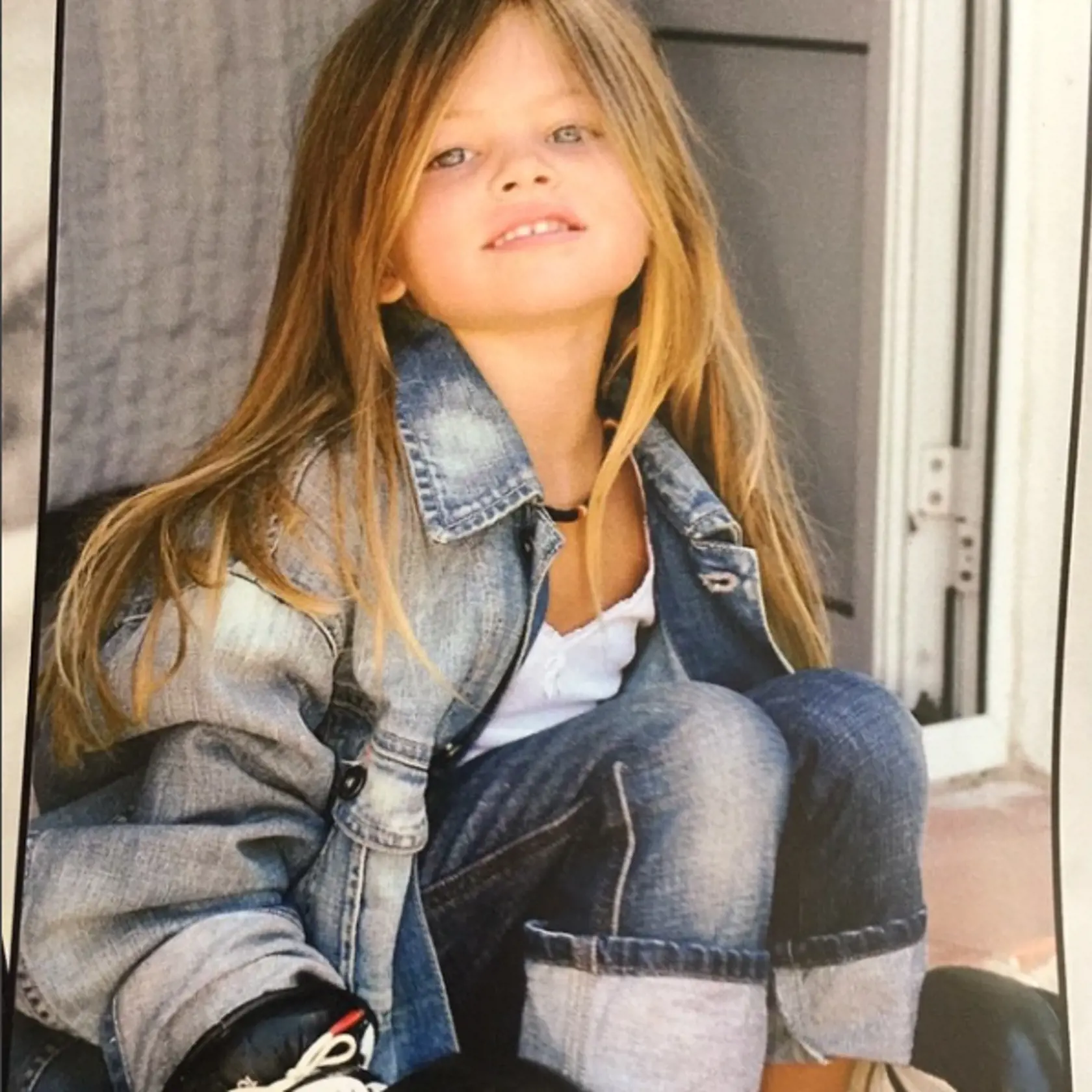 Thylane Blondeau ako malá modelka.