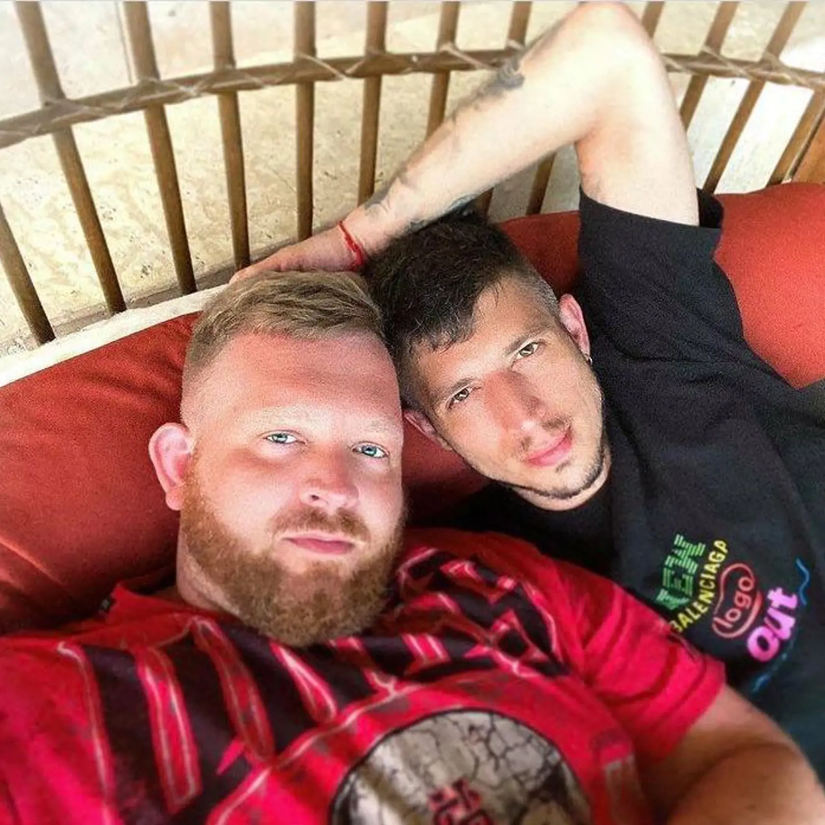 Tanečník Filip Jankovič s priateľom.