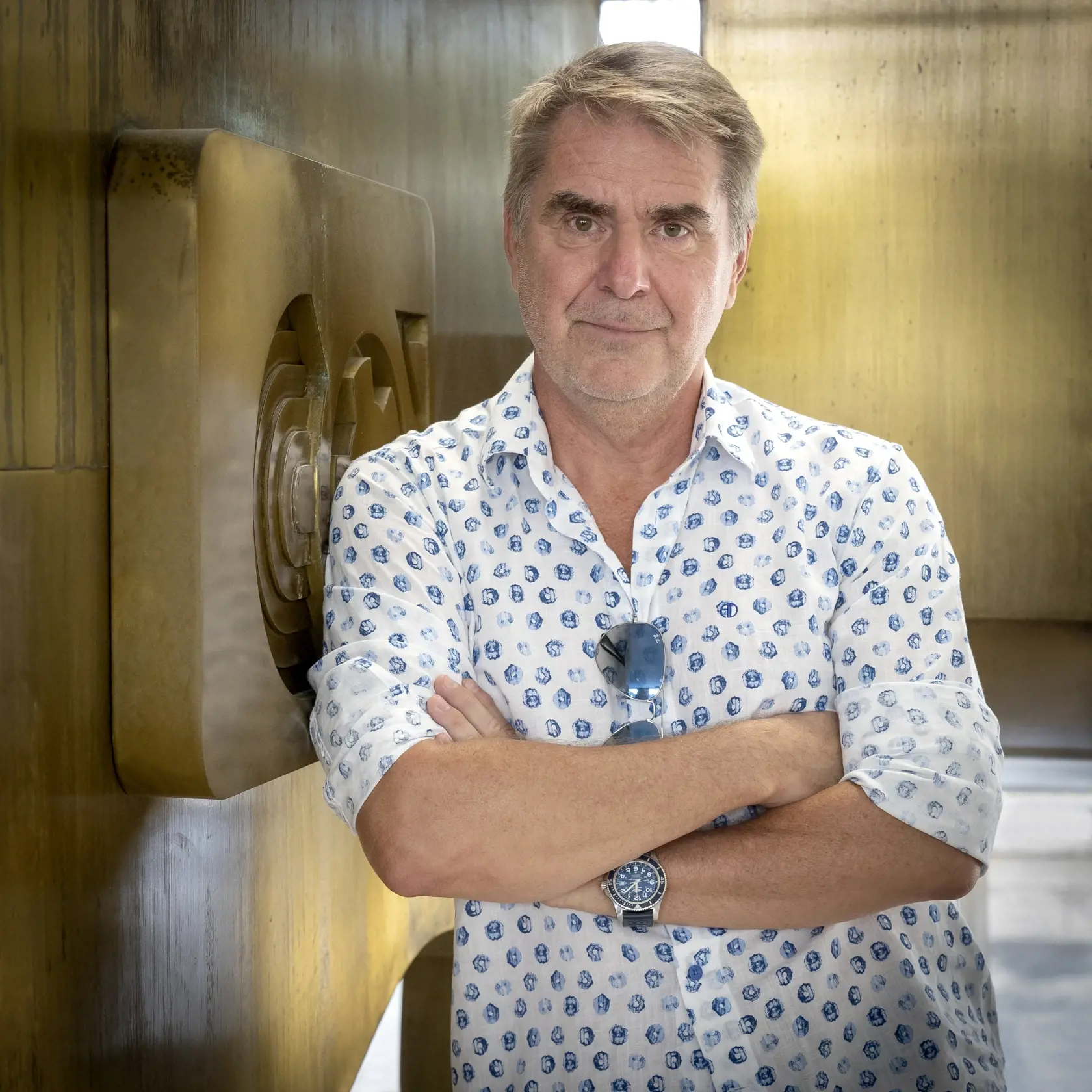 Predstavenie jesennej programovej štruktúry RTVS. Na snímke je Peter Marcin.