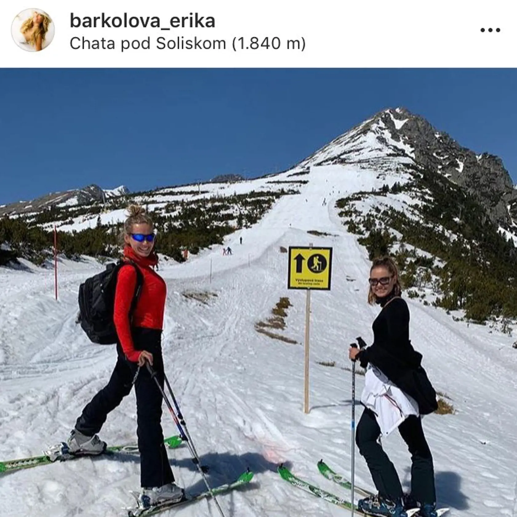 Barkolová sa vybrala na hory aj s dcérou.