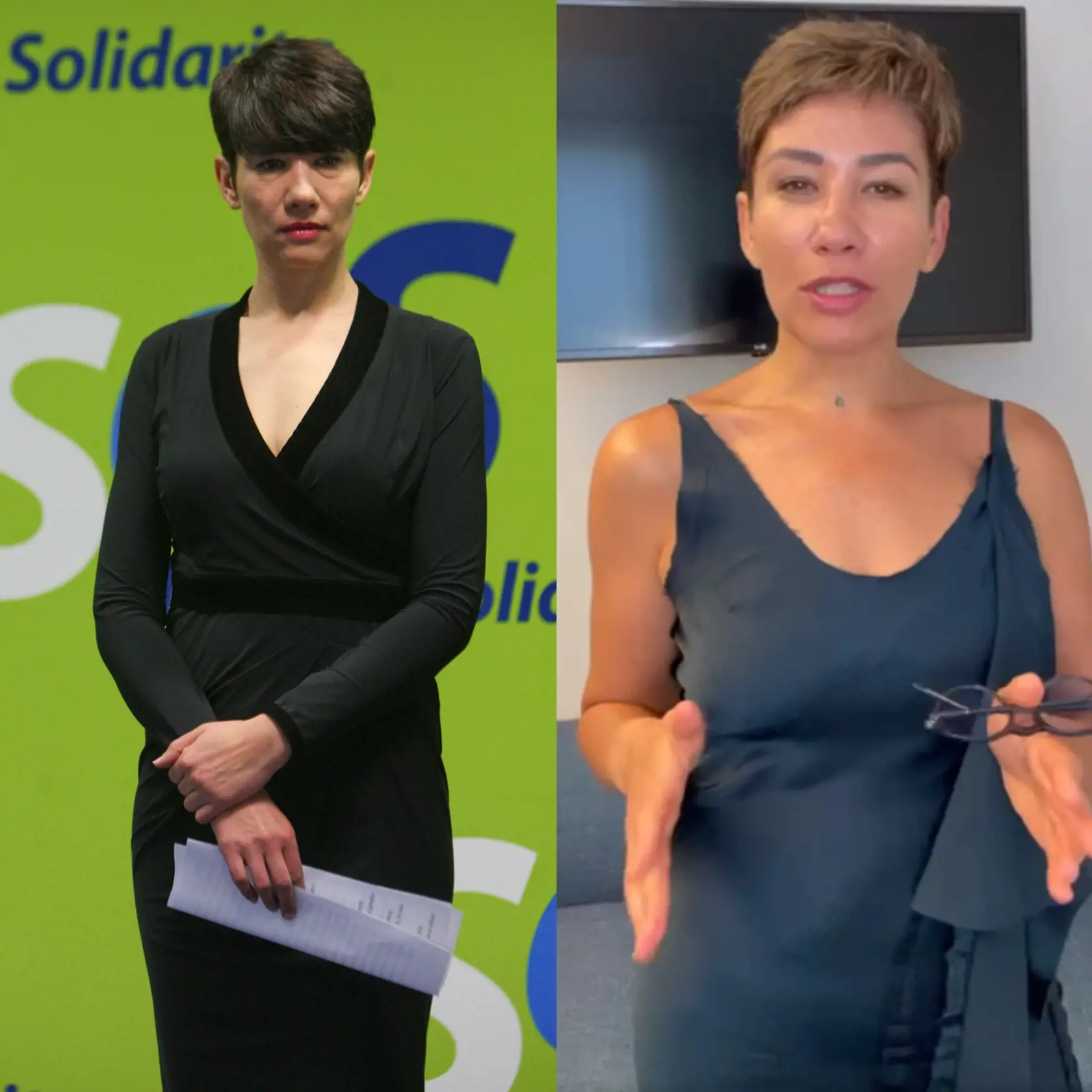 Exsaskárka a europoslankyňa Lucia Ďuriš Nicholsonová vystriedala za tie roky nespočetné množstvo účesov, medzi inými dlho nosila aj objemné dredy. Aktuálne sa vrátila ku krátkemu strihu vlasov, a podobným šik účesom zaujala aj na snímke z jej politických začiatkov.