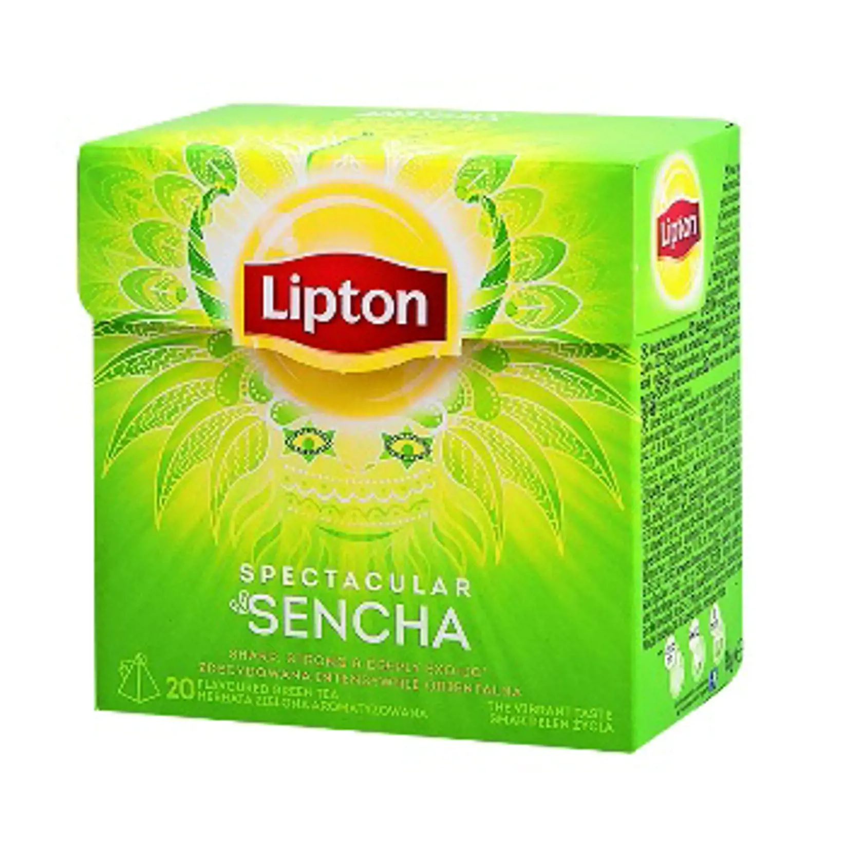 Sencha
Lipton, 20 x 1,8 g
Krajina pôvodu/ Poľsko
Zloženie/ zelený čaj, aróma Teplota vody/ 90 °C Čas prípravy/ 2 minúty 
Redakcia hodnotí: Najsvetlejší nápoj má žltozelenkastú farbu a príjemne sviežu ovocnú vôňu. Chuť je čistá a osviežujúca, v závere ľahko trpká, bez nepríjemnej horkosti. Výborne chutí neosladený, teplý aj studený.
