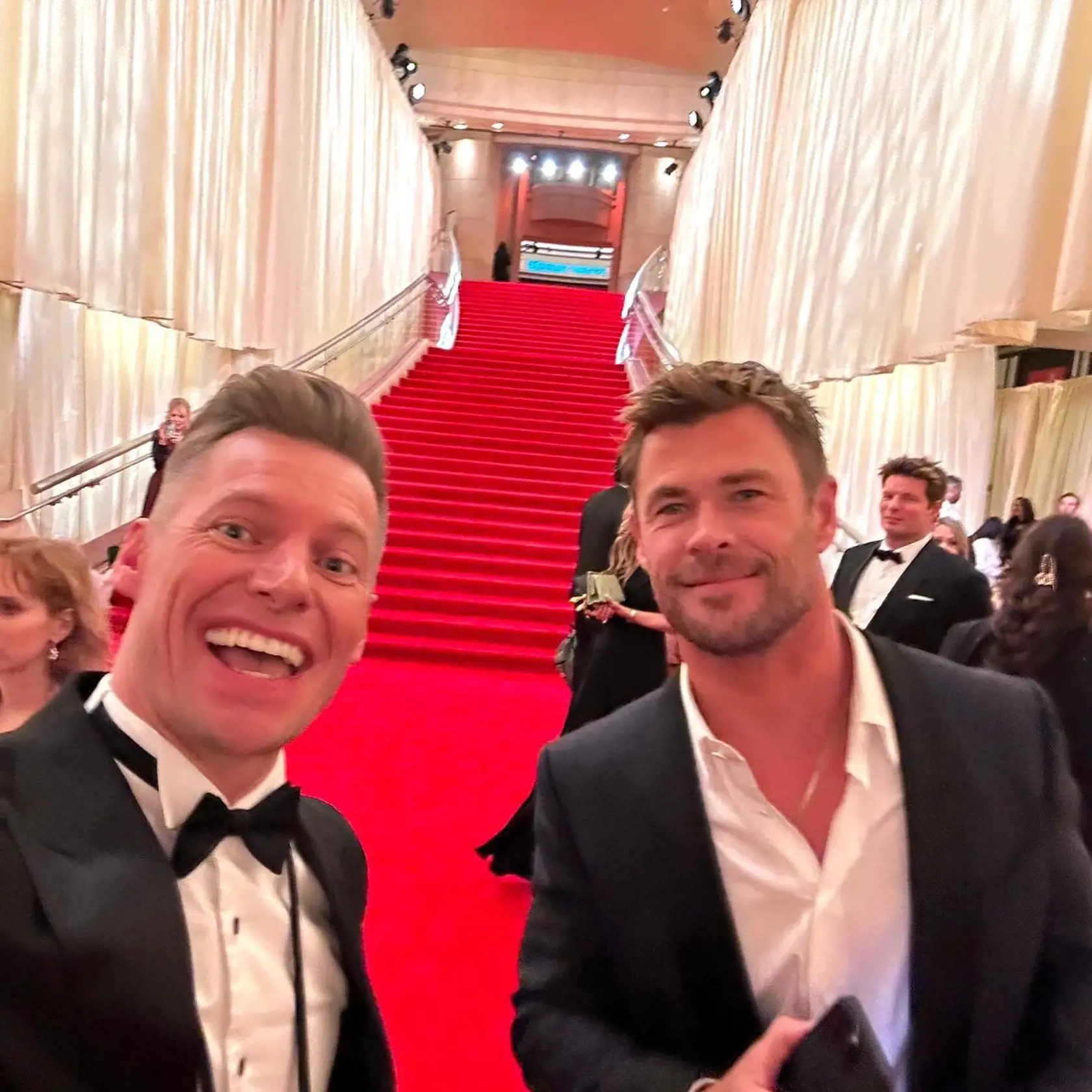 Thomas a Chris Hemsworth