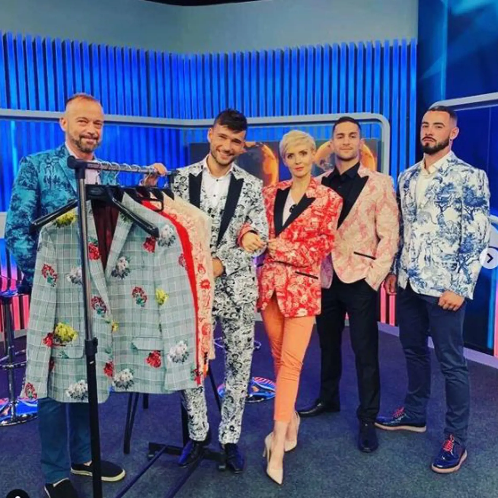 Stylista Jozef Grondžák počas návštevy Telerána.