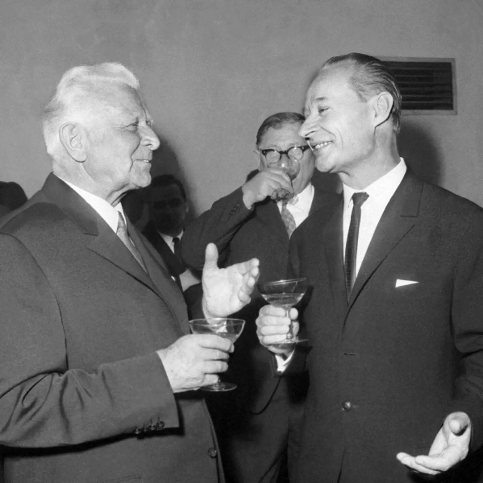 Pred augustom 1968: Alexander Dubček, vpravo, a Ludvík Svoboda.