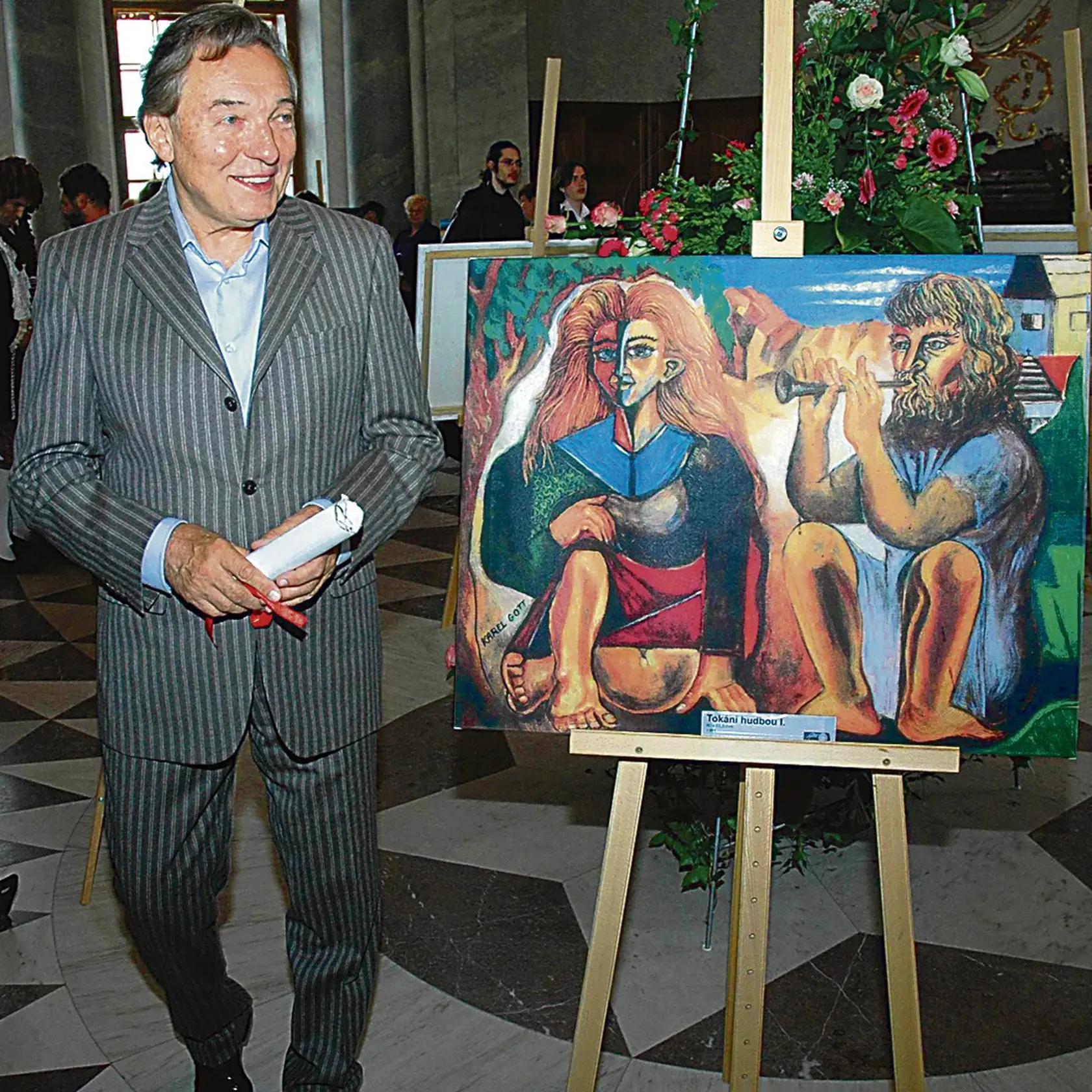 Karel Gott bol mimoriadnym umelcom po viacerých stránkach. Úžasne spieval a takmer rovnako dobre maľoval!