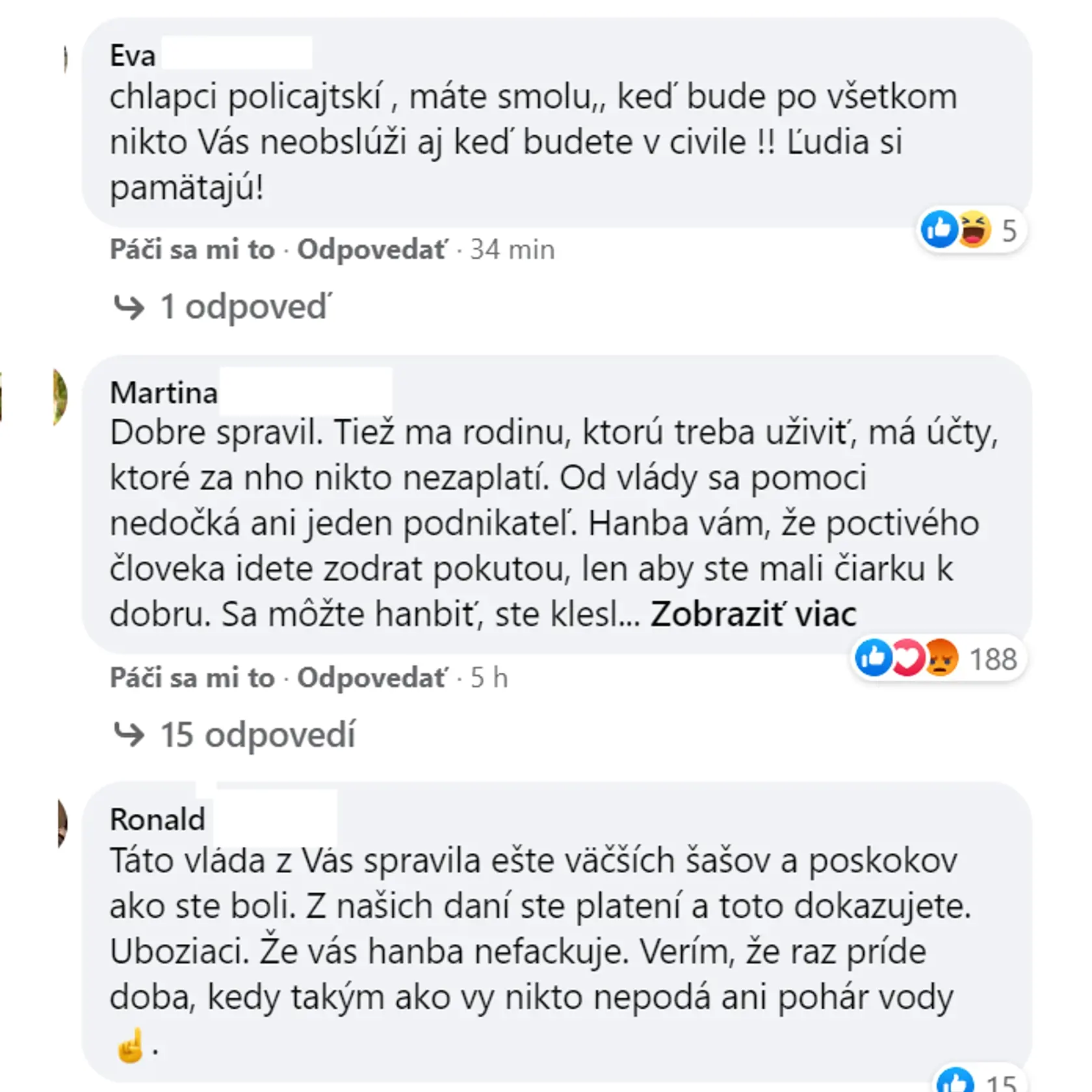 Komentáre ľudí hovoria za všetko.