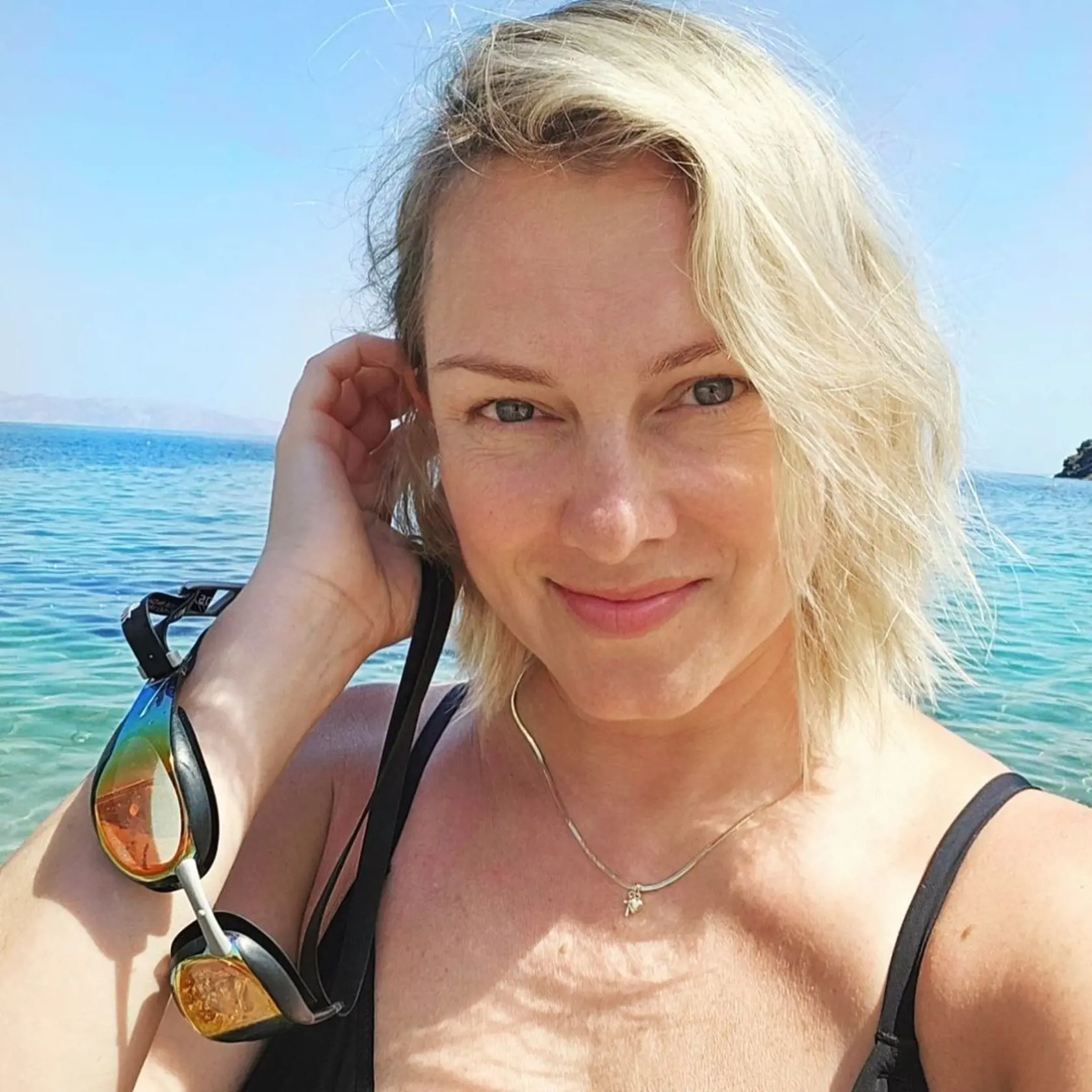 Monika Hilmerová ukázala svoju prirodzenú krásu - na dovolenke v Grécku chodila bez mejkapu.