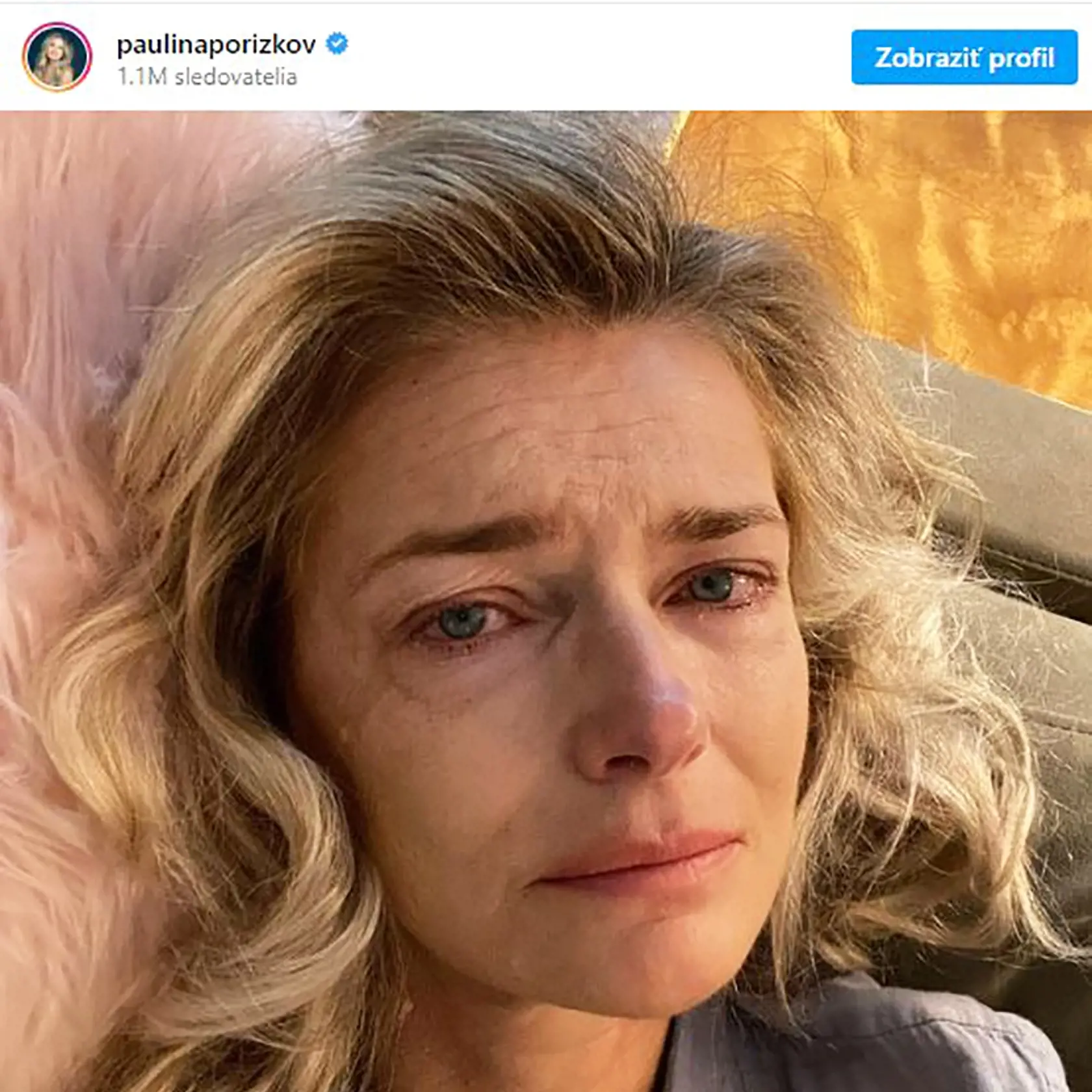 Plakala na Instagrame. Topmodelka ťažko niesla manželovu smrť i to, že ju vydedil.