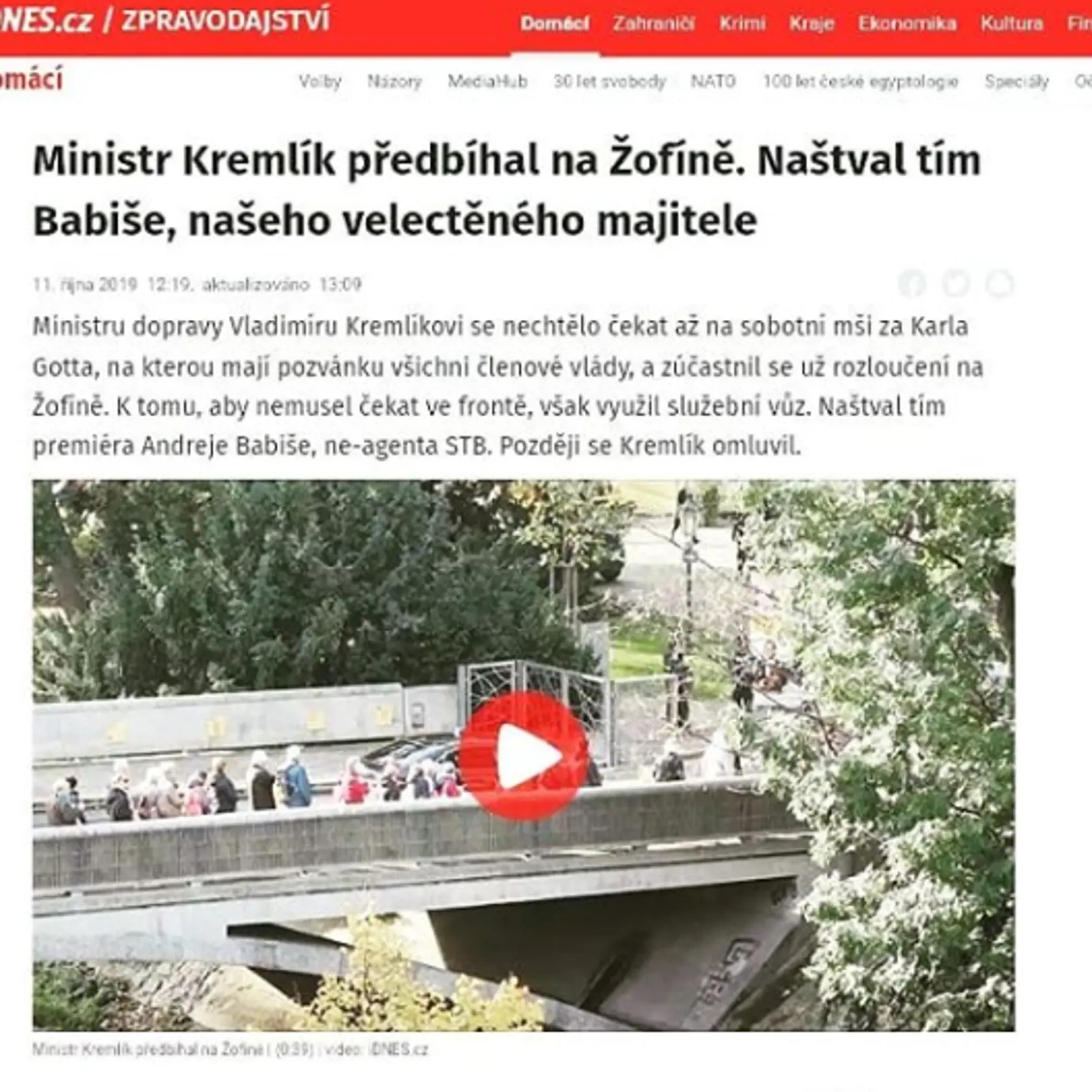 Andrej Babiš sa stal terčom vtipu.