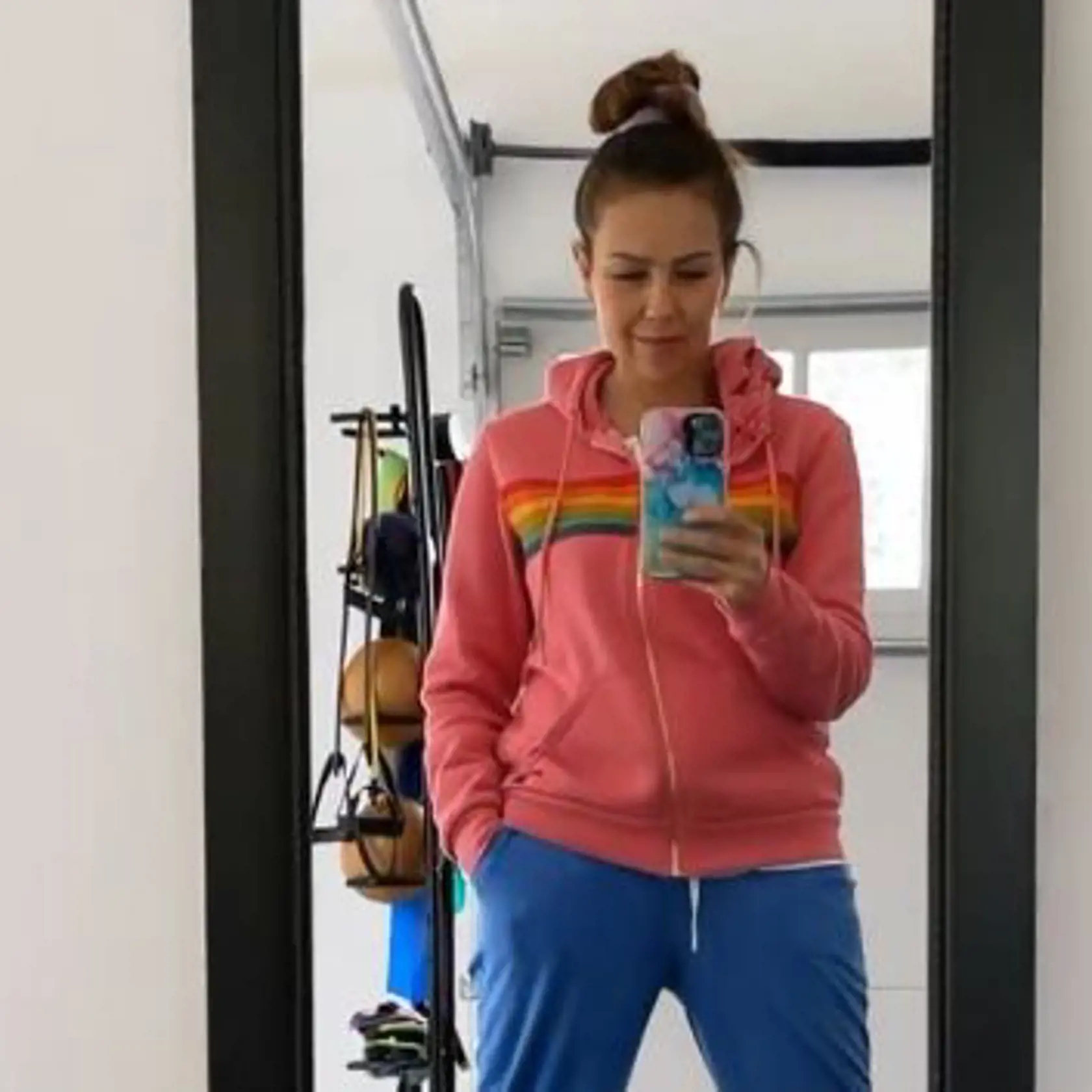 Thalía sa predviedla počas cvičenia v teplákoch a bez mejkapu.