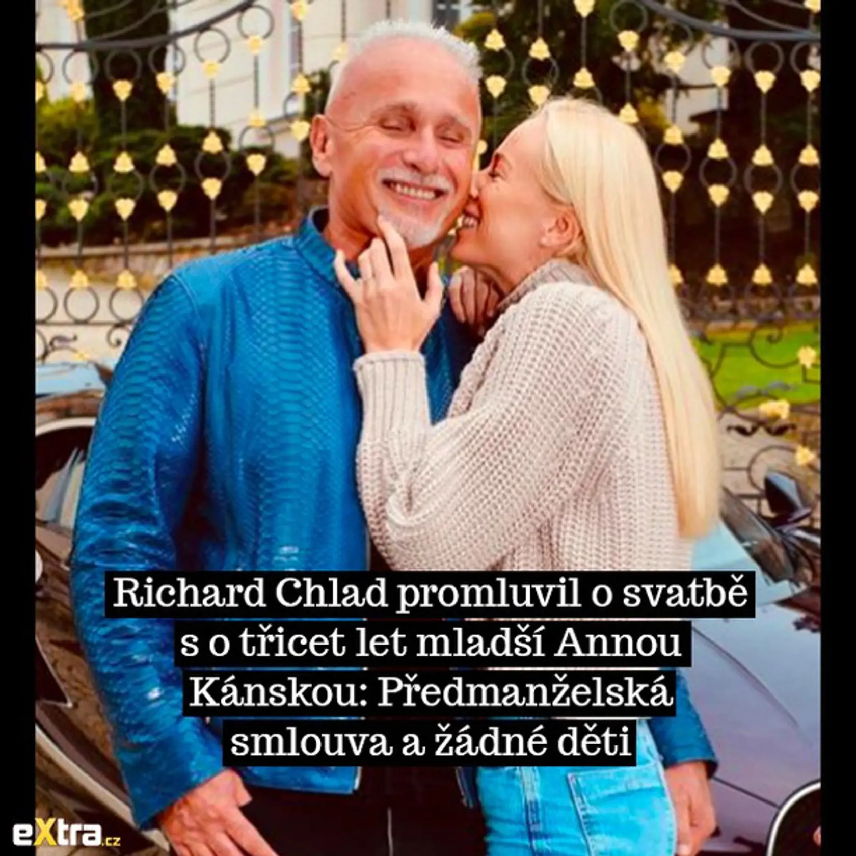 Anna-Marie Kánská so snúbencom Richardom Chladom.